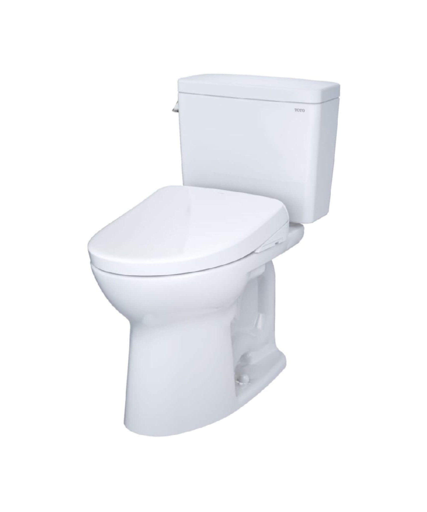 [MW7764736CEFG#01] TOTO Drake 1.28 GPF Elongated Chair Height Toilet W/ Washlet S7A Auto Heated Bidet Seat & EWater+ Technlogy (SAK95423)