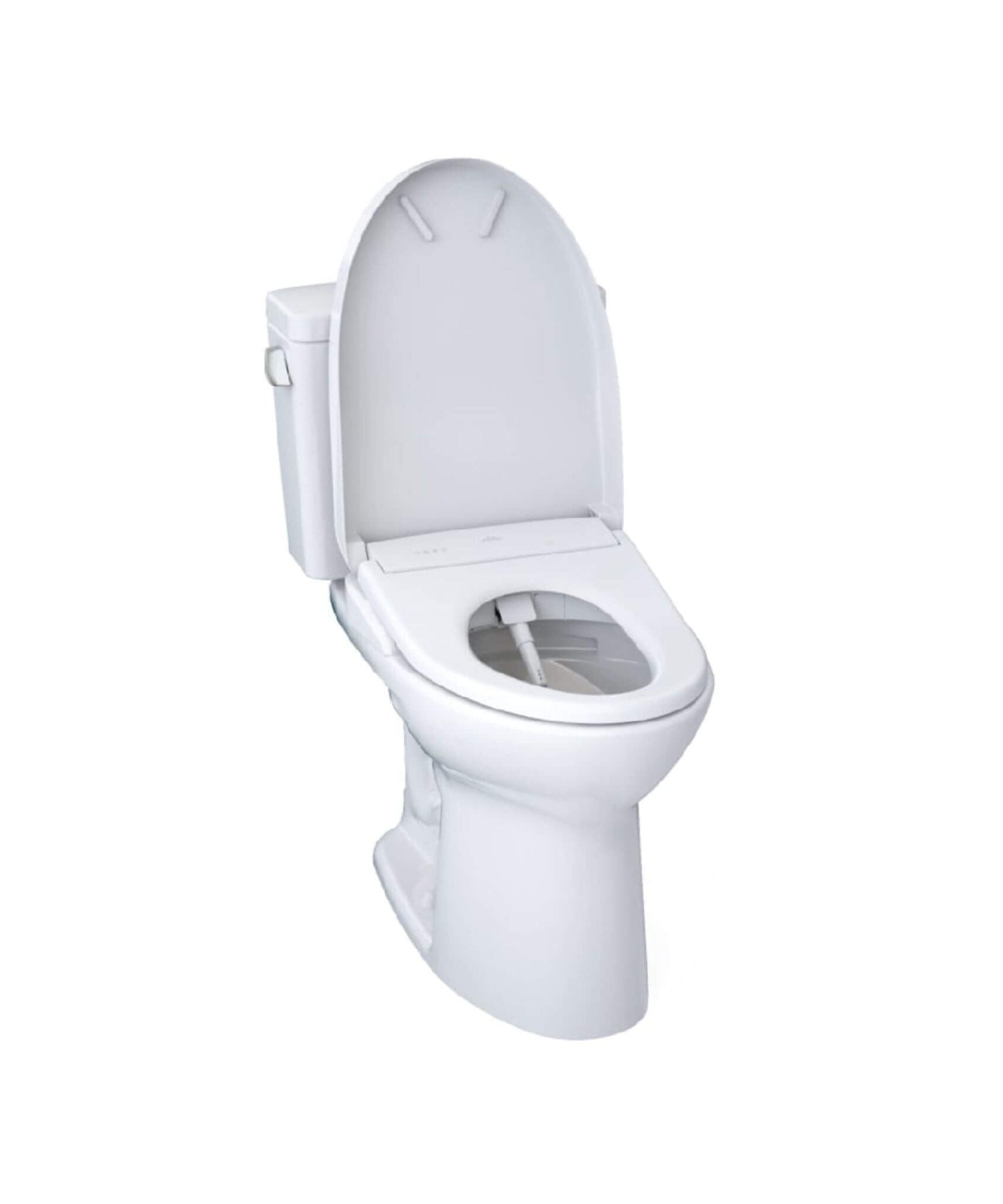 [MW7764736CEFG#01] TOTO Drake 1.28 GPF Elongated Chair Height Toilet W/ Washlet S7A Auto Heated Bidet Seat & EWater+ Technlogy (SAK95423)