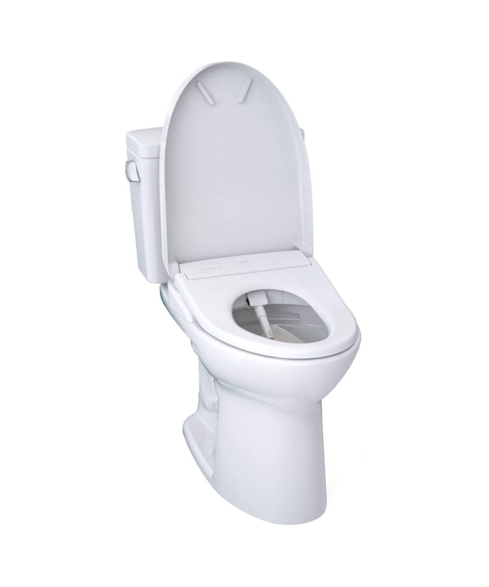 [MW7764736CEFG.10#01] TOTO Drake 1.28 GPF Universal Height Toilet With S7A Auto Open Bidet Seat And 10" Rough In (SAK32529)