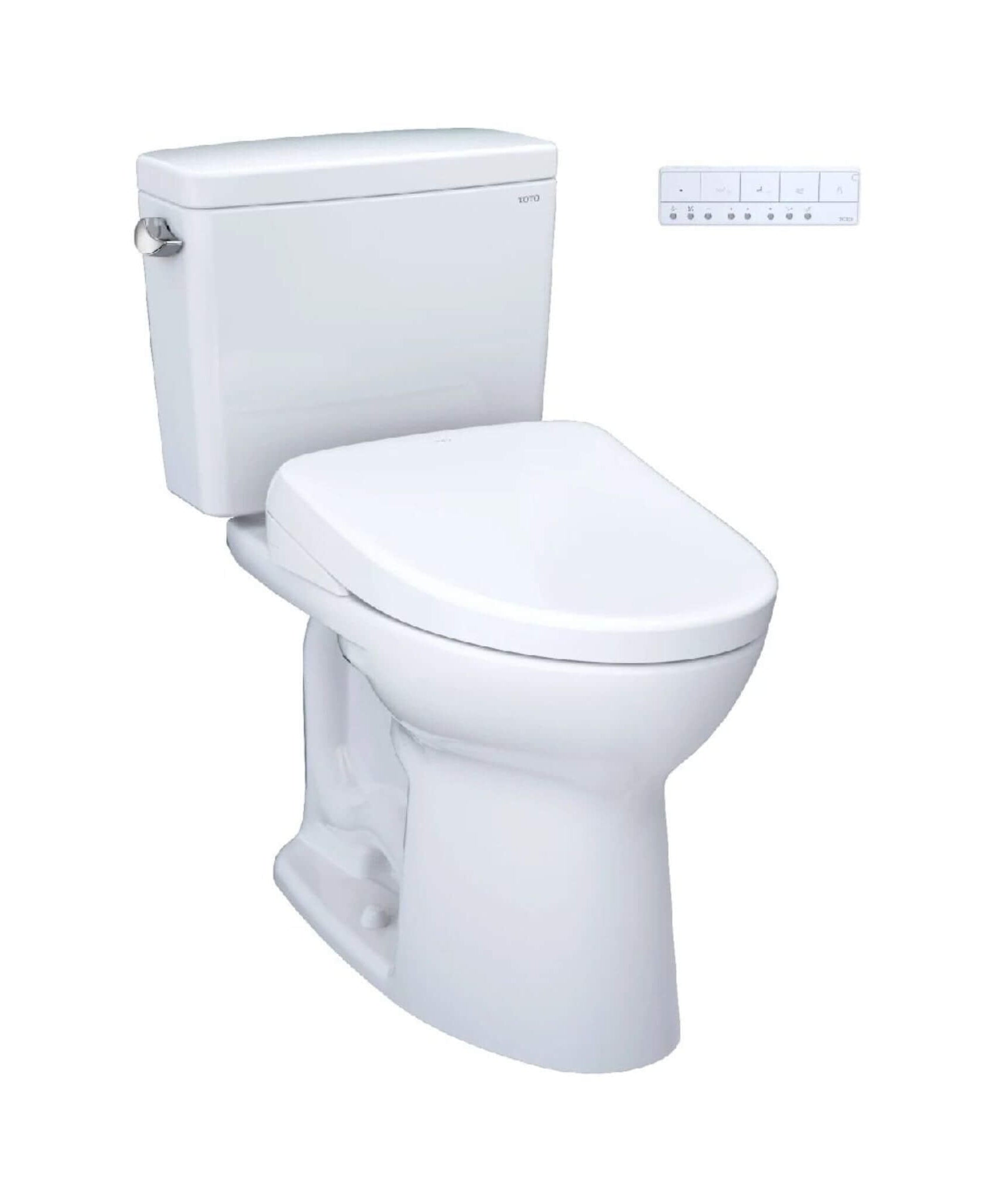[MW7764736CEFGA#01] TOTO Drake 1.28 GPF Universal Height Toilet With S7A Auto Open Bidet Seat And Auto Flush (SAK73826)