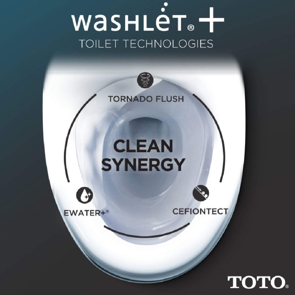[MW7764736CEFGA#01] TOTO Drake 1.28 GPF Universal Height Toilet With S7A Auto Open Bidet Seat And Auto Flush (SAK73826)