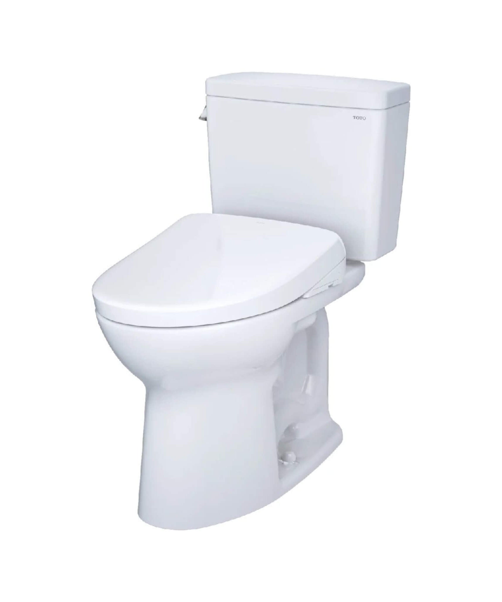 [MW7764736CEFGA.10#01] TOTO Drake Washlet S7A With 1.28 GPF Universal Height 10-Inch Rough-In Elongated Bidet Toilet (SAK35691)
