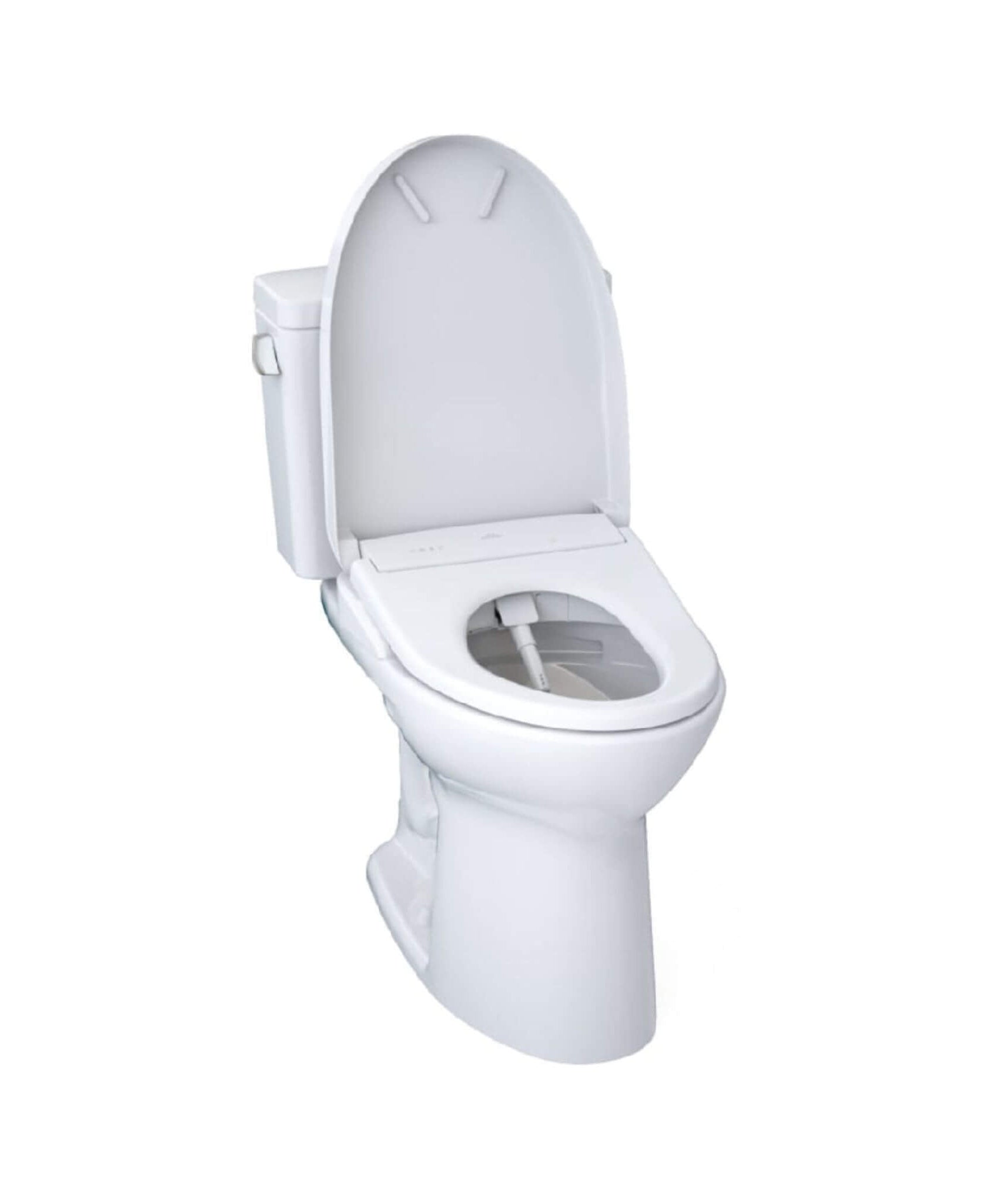 [MW7764736CEG#01] TOTO Drake 1.28 GPF Two Piece Washlet Elongated Toilet Seat With S7A Heated Auto Open/Close Lid (SAK64105)