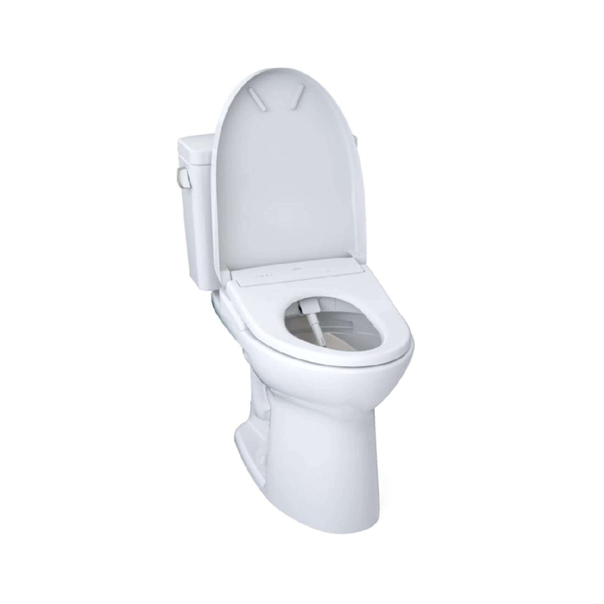 [MW7764736CEG#01] TOTO Drake 1.28 GPF Two Piece Washlet Elongated Toilet Seat With S7A Heated Auto Open/Close Lid (SAK64105)