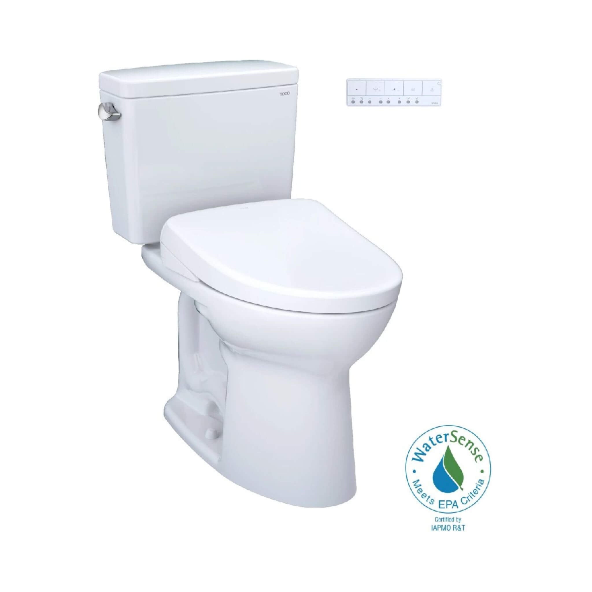 [MW7764726CEFGA.10#01] TOTO Drake 1.28 GPF Universal Height Toilet 10-Inch Rough In With Washlet S7 Bidet Seat (SAK32478)