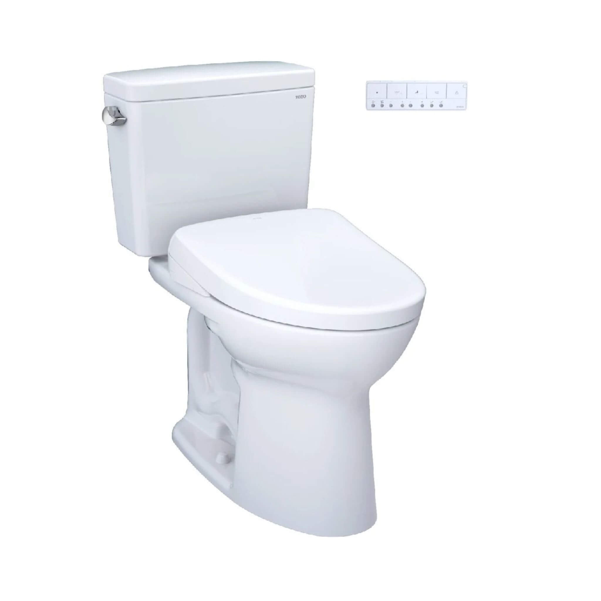 [MW7764726CEFGA.10#01] TOTO Drake 1.28 GPF Universal Height Toilet 10-Inch Rough In With Washlet S7 Bidet Seat (SAK32478)