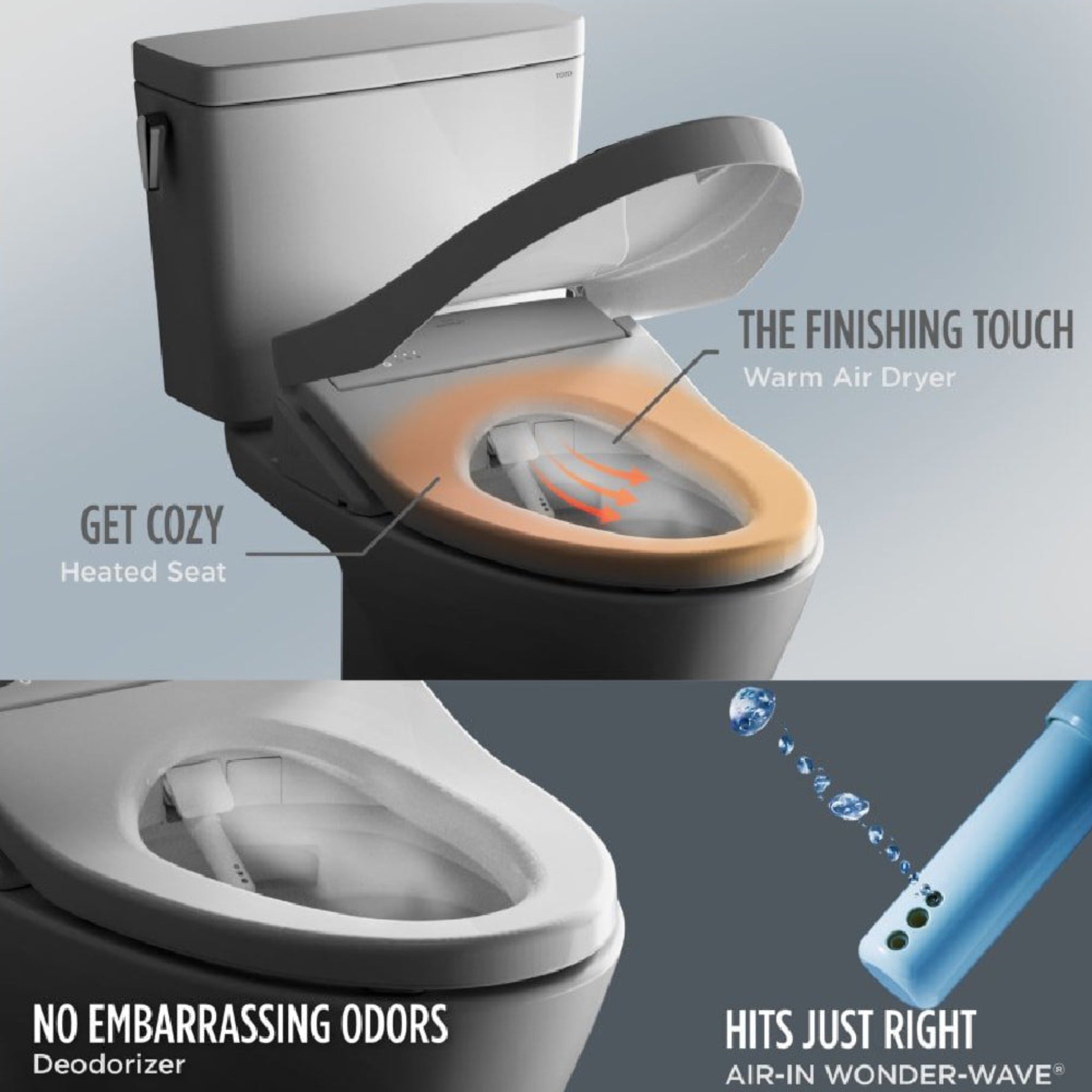 [MW7764736CSFG#01] TOTO Drake 1.6 GPF Elongated Chair Height Toilet W/ Washlet S7A Auto Bidet Seat & EWater+ Technology (SAK56915)