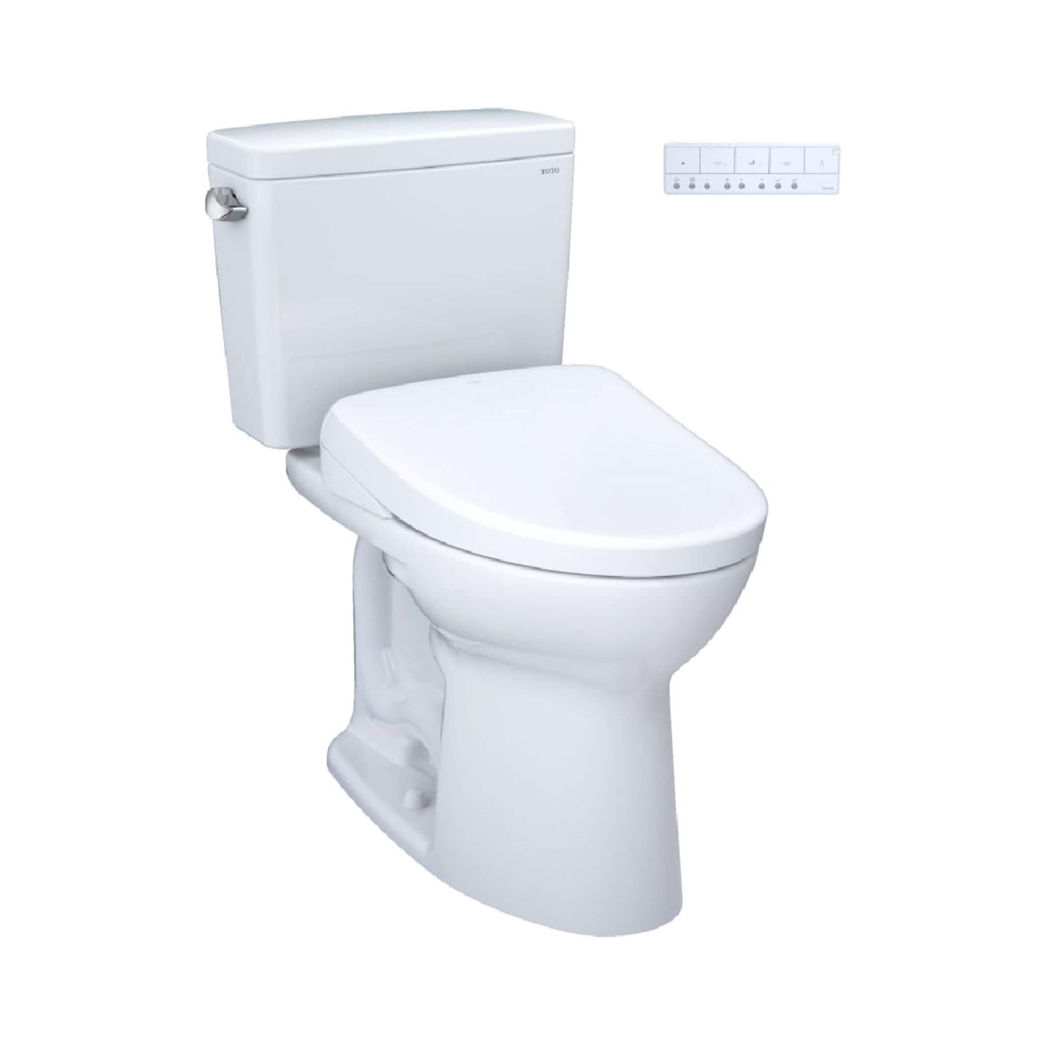 [MW7764736CSFG#01] TOTO Drake 1.6 GPF Elongated Chair Height Toilet W/ Washlet S7A Auto Bidet Seat & EWater+ Technology (SAK56915)
