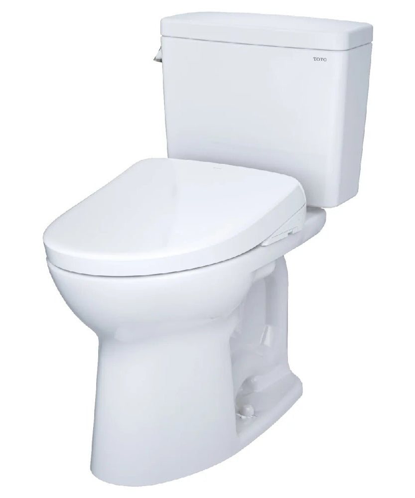 [MW7764736CSFGA#01] TOTO Drake 1.6 GPF Elongated Toilet With S7A Auto Open Bidet Seat And EWater (SAK15280)