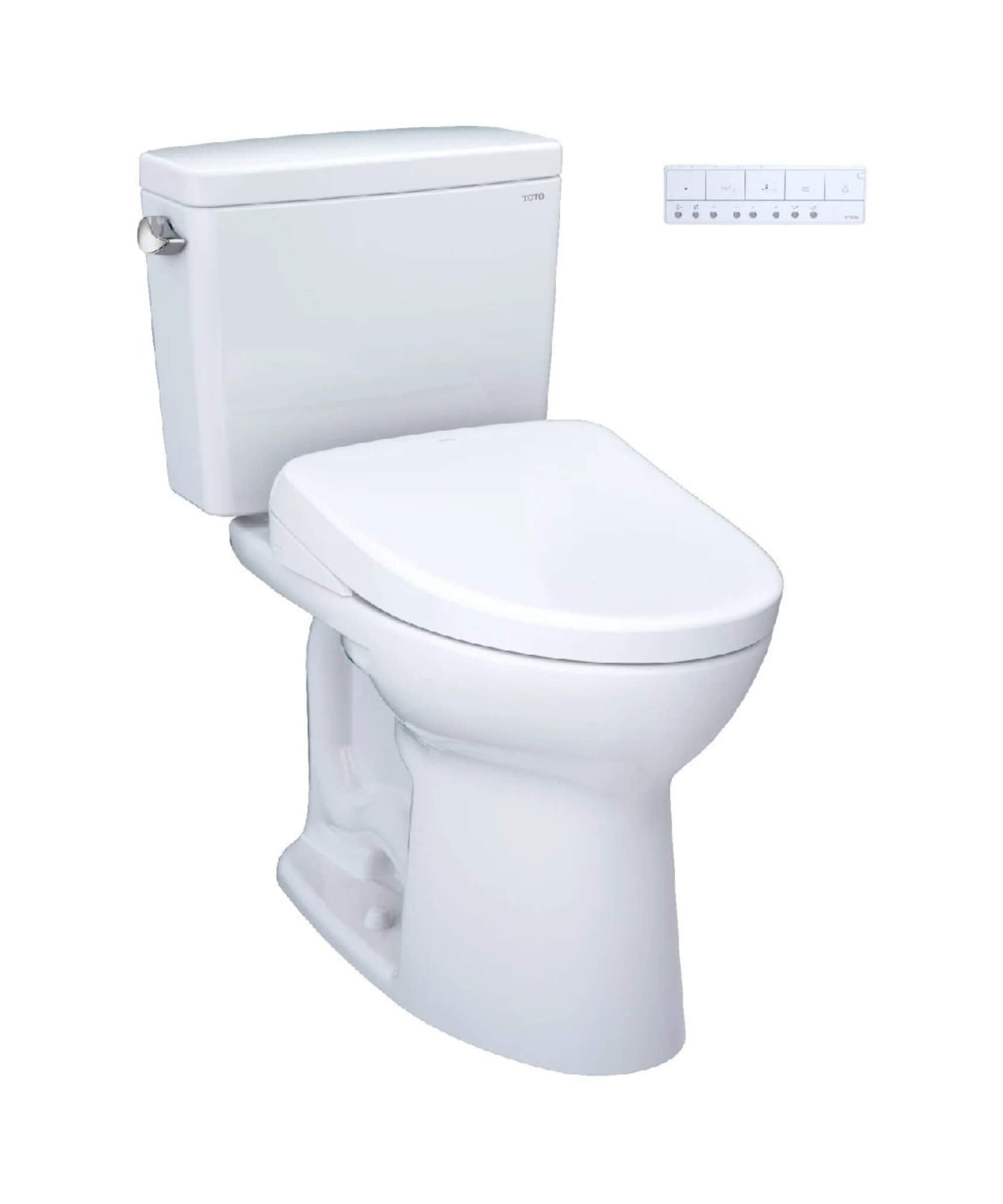 [MW7764736CSFGA.10#01] TOTO Drake 1.6 GPF Universal Height Toilet With Washlet S7A Auto Open Bidet Seat (SAK52849)