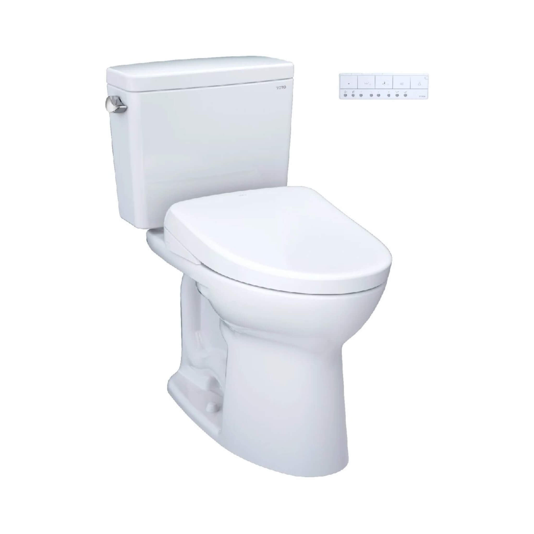 [MW7764736CSFGA.10#01] TOTO Drake 1.6 GPF Universal Height Toilet With Washlet S7A Auto Open Bidet Seat (SAK52849)