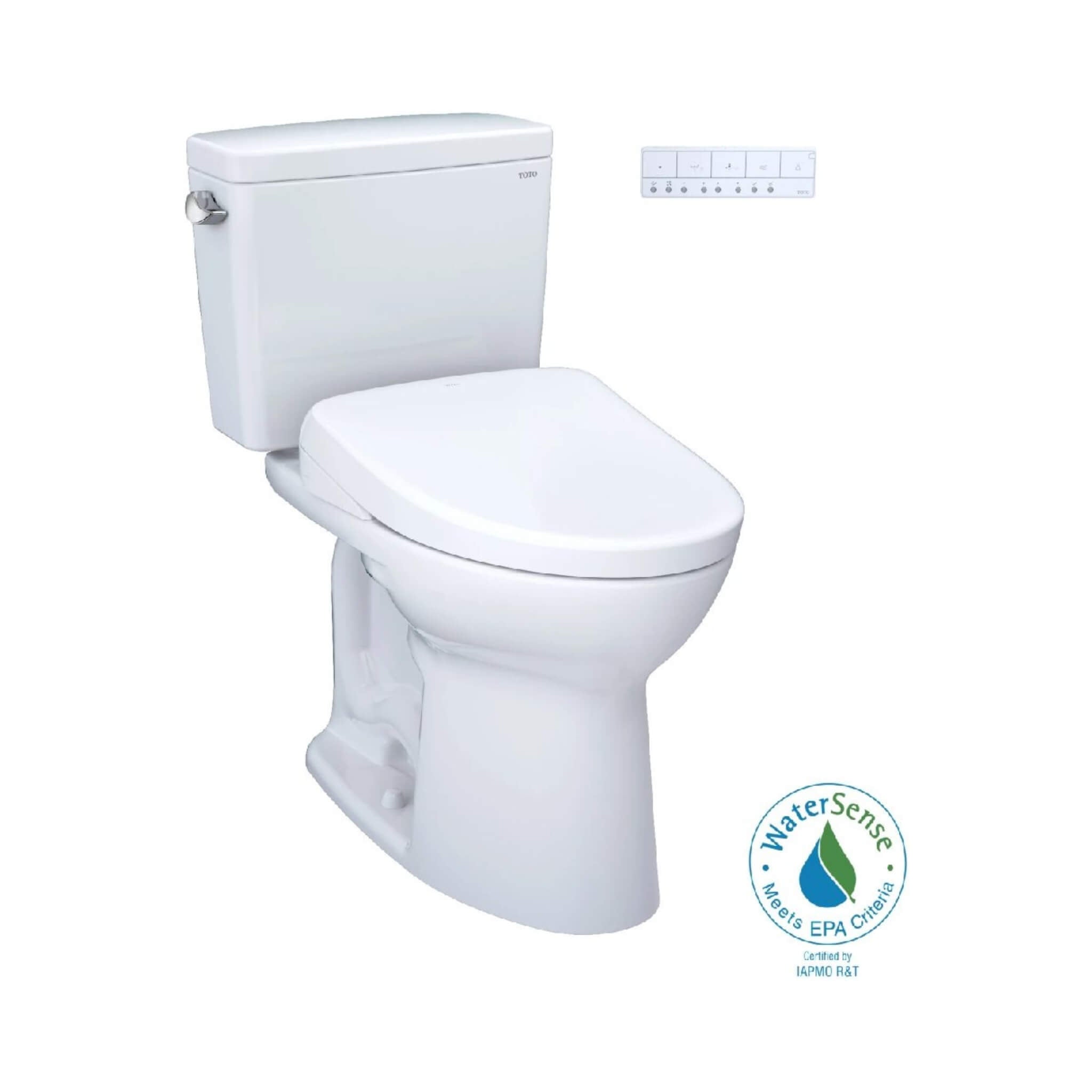 [MW7764736CSFGA.10#01] TOTO Drake 1.6 GPF Universal Height Toilet With Washlet S7A Auto Open Bidet Seat (SAK52849)