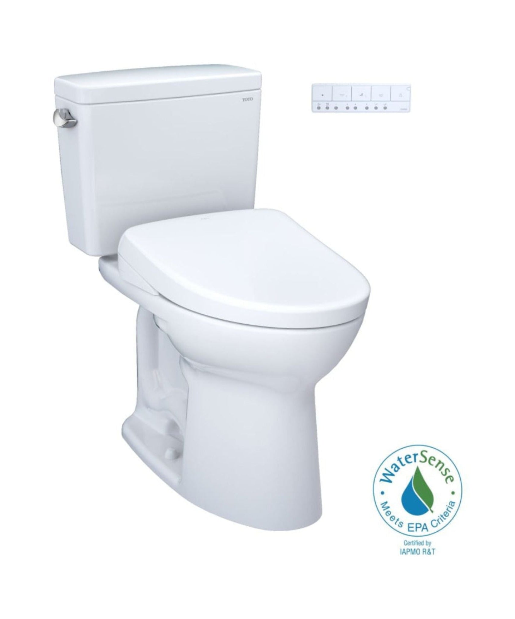 [MW7764736CSG#01] TOTO Drake 1.6 GPF RH Washlet Elongated Bidet Toilet Seat With S7A Auto Open/Close Bidet Seat (SAK75906)