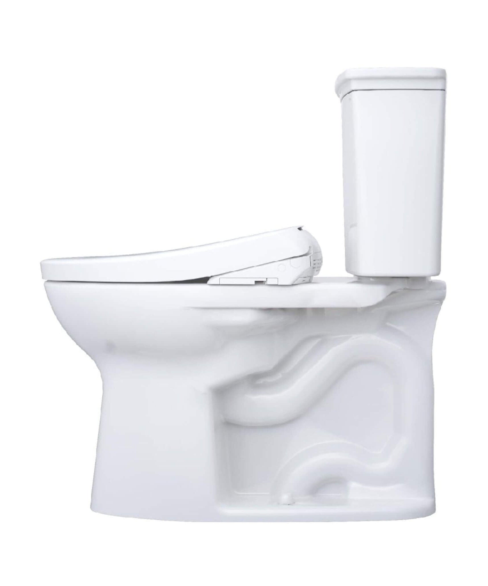 [MW7864726CEFG#01] TOTO Drake 1.28 GPF Elongated Chair Height Toilet Seat With Transitional Washlet S7 (SAK18215)