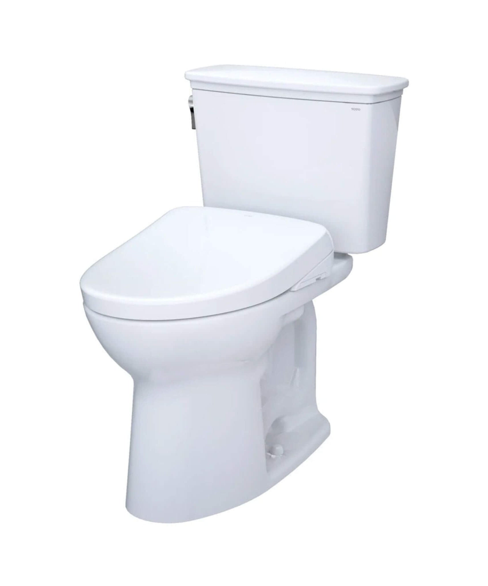 [MW7864726CEFG#01] TOTO Drake 1.28 GPF Elongated Chair Height Toilet Seat With Transitional Washlet S7 (SAK18215)