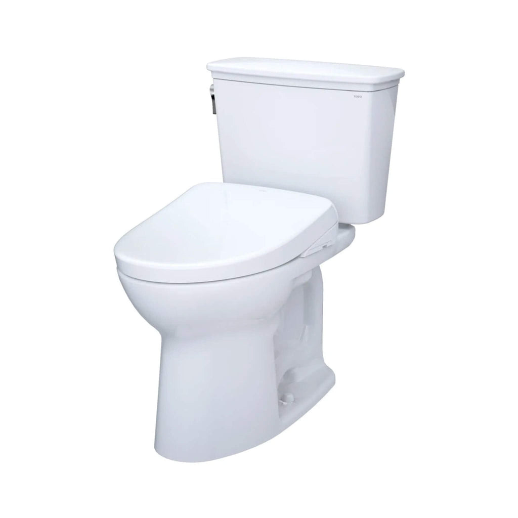 [MW7864726CEFG#01] TOTO Drake 1.28 GPF Elongated Chair Height Toilet Seat With Transitional Washlet S7 (SAK18215)