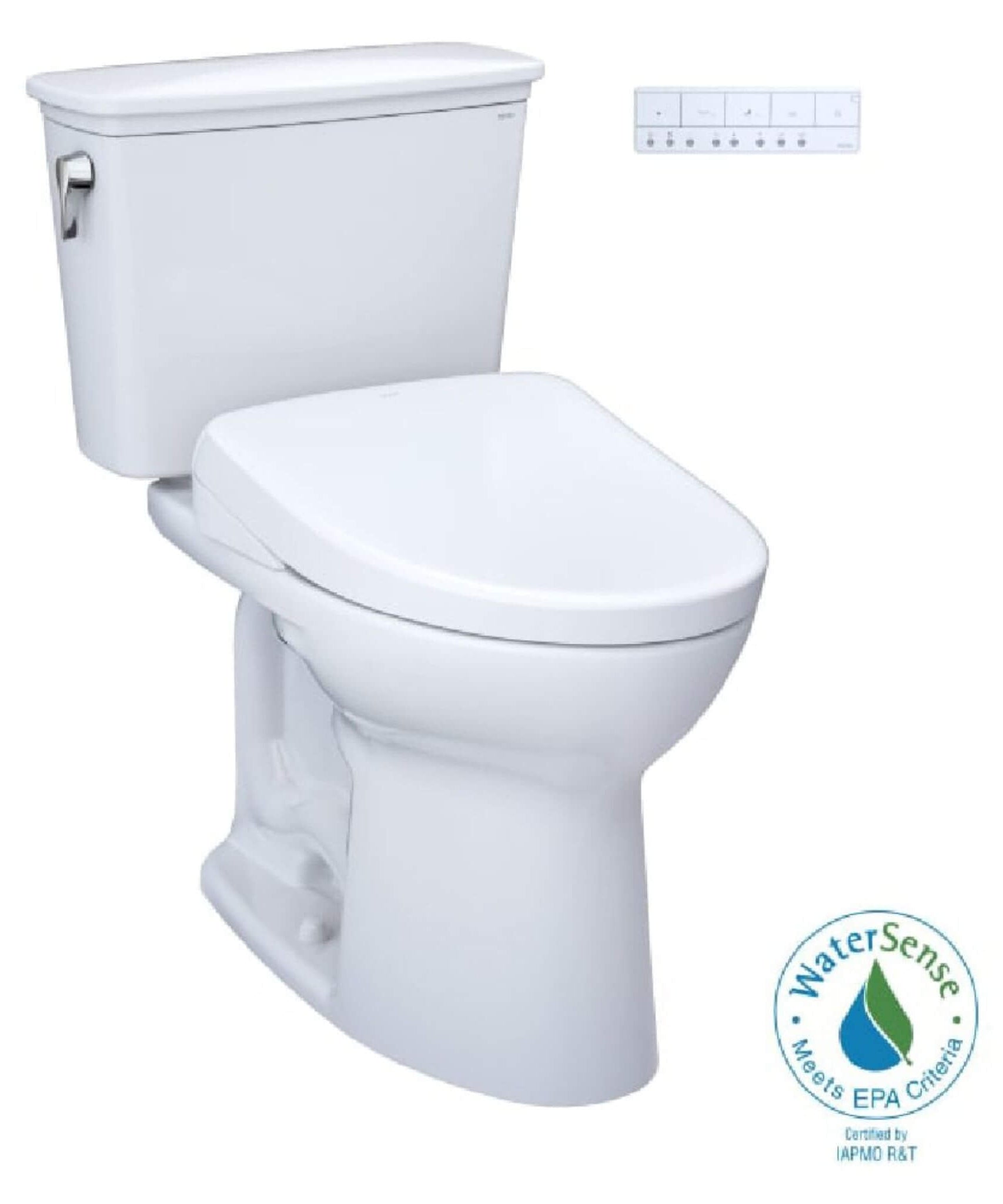 [MW7864736CEFG.10#01] TOTO Drake Washlet S7A Open Bidet Seat And 1.28 GPF Universal Height Toilet With Warm Air Dryer (SAK94671)