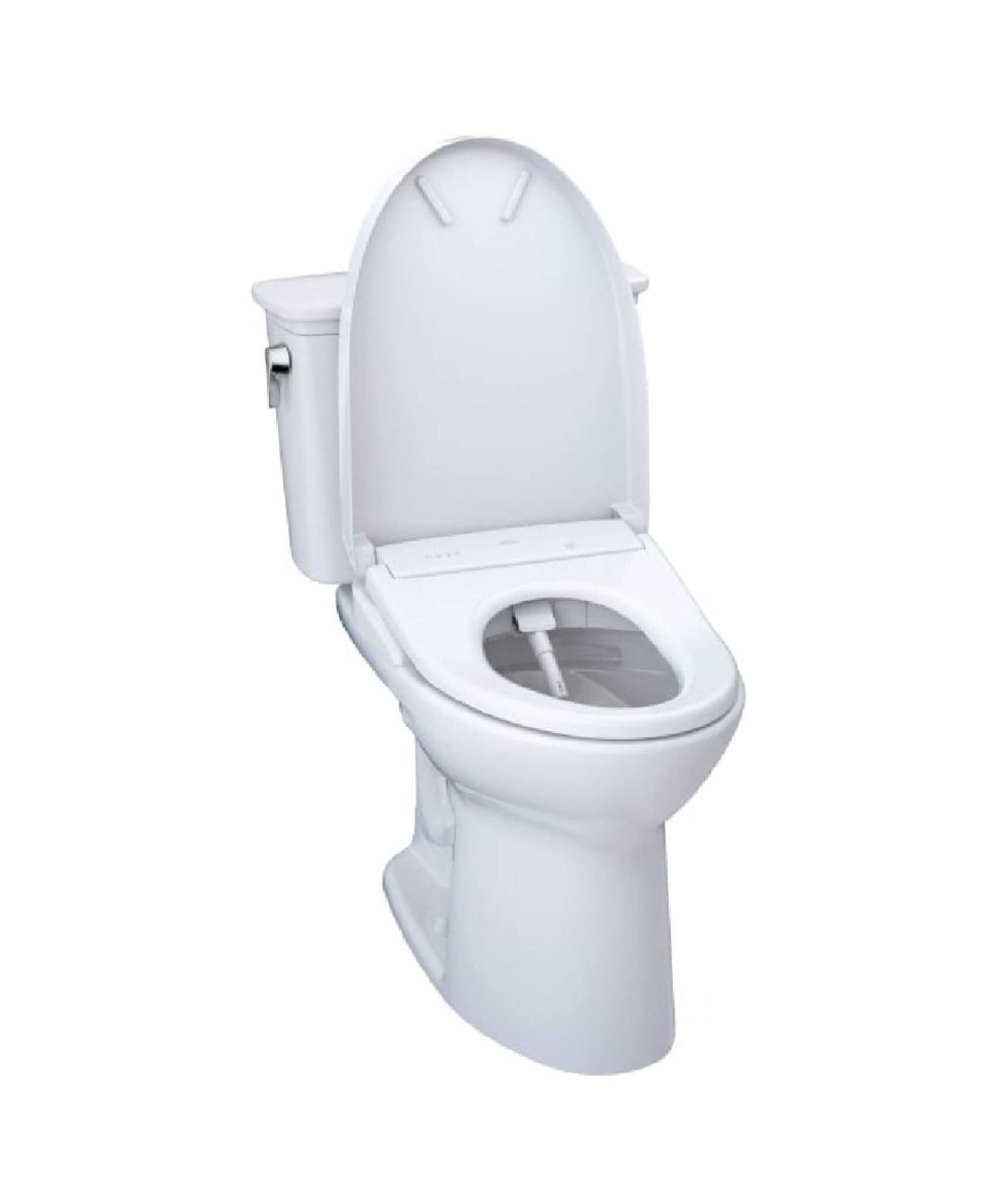 [MW7864736CEFG.10#01] TOTO Drake Washlet S7A Open Bidet Seat And 1.28 GPF Universal Height Toilet With Warm Air Dryer (SAK94671)