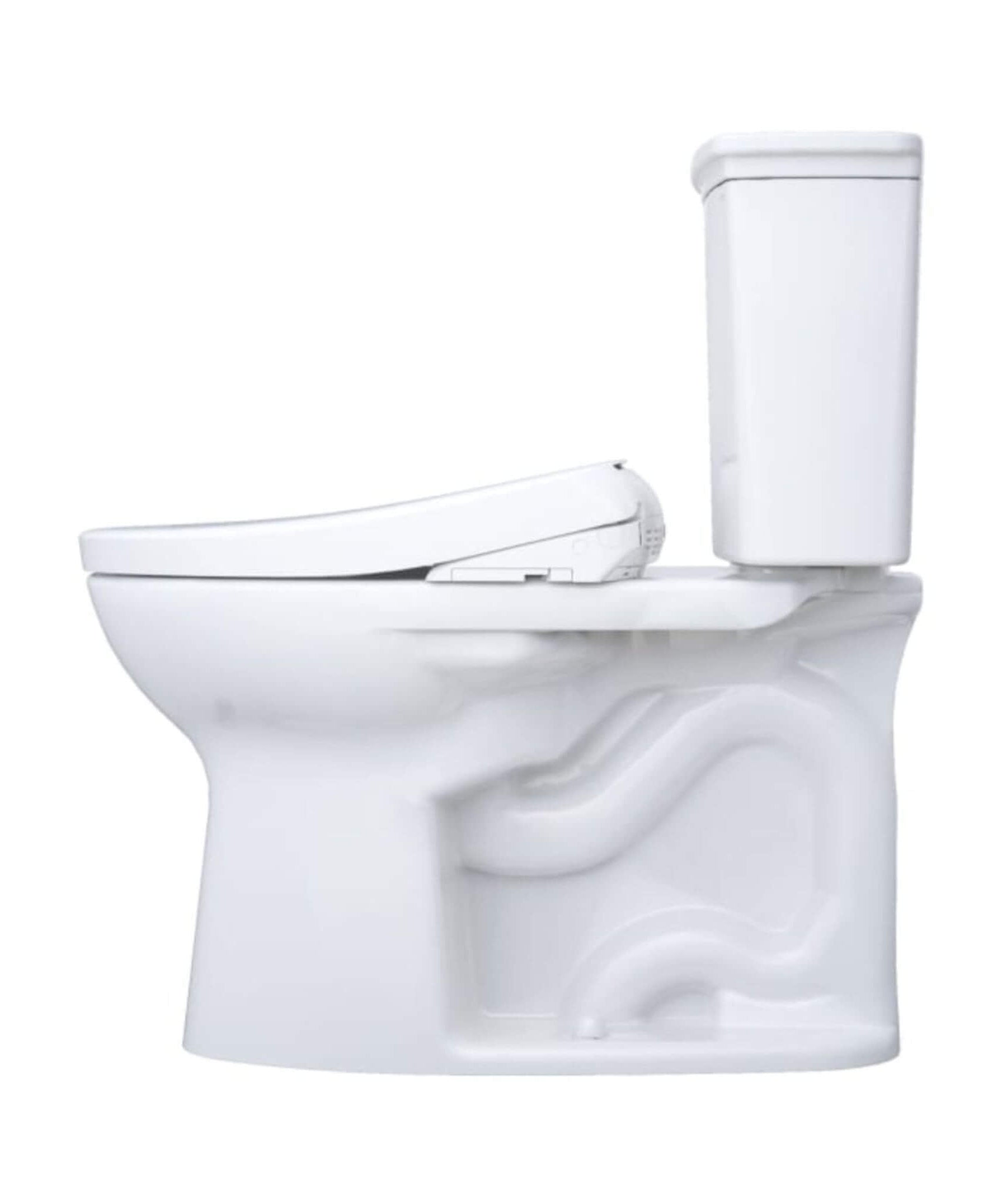 [MW7864736CEFG.10#01] TOTO Drake Washlet S7A Open Bidet Seat And 1.28 GPF Universal Height Toilet With Warm Air Dryer (SAK94671)