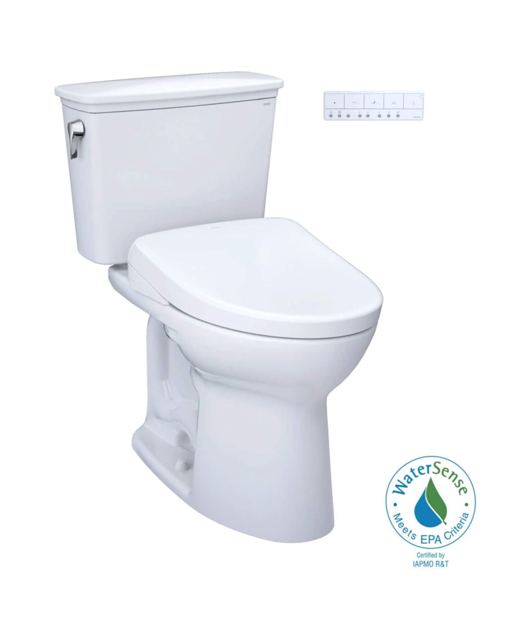 [MW7864736CEG#01] TOTO Drake 1.28 GPF Tornado Flush Toilet With Washlet S7A Bidet Seat (SAK56130)