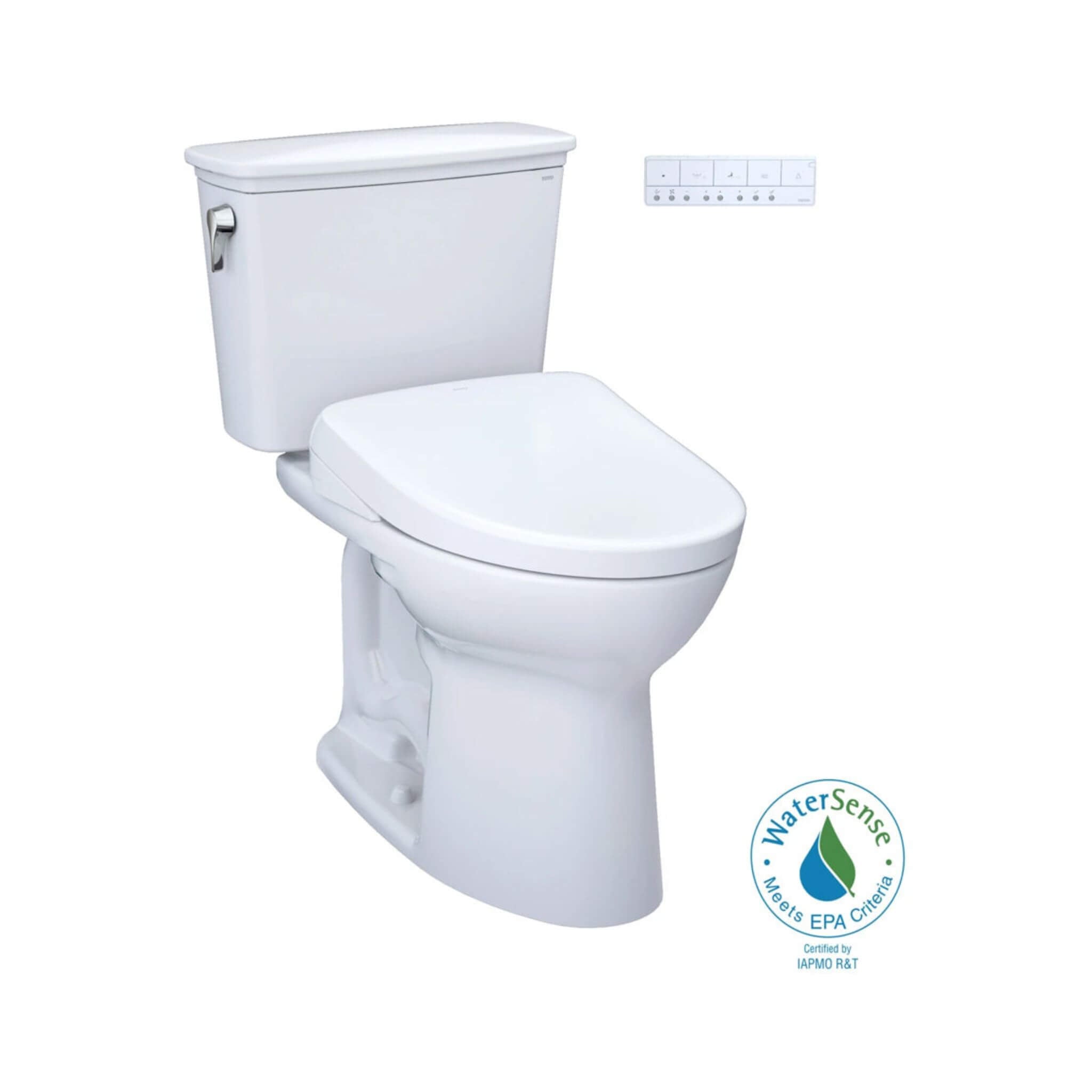 [MW7864736CEG#01] TOTO Drake 1.28 GPF Tornado Flush Toilet With Washlet S7A Bidet Seat (SAK56130)