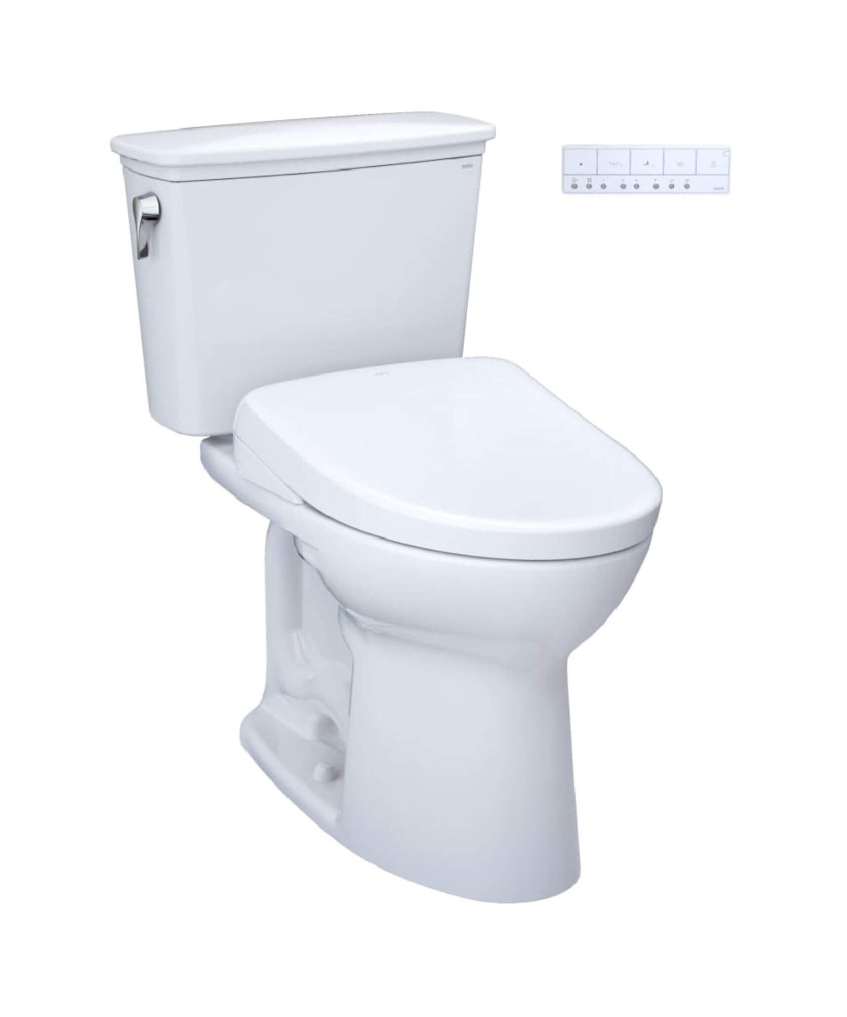 [MW7864736CEG#01] TOTO Drake 1.28 GPF Tornado Flush Toilet With Washlet S7A Bidet Seat (SAK56130)