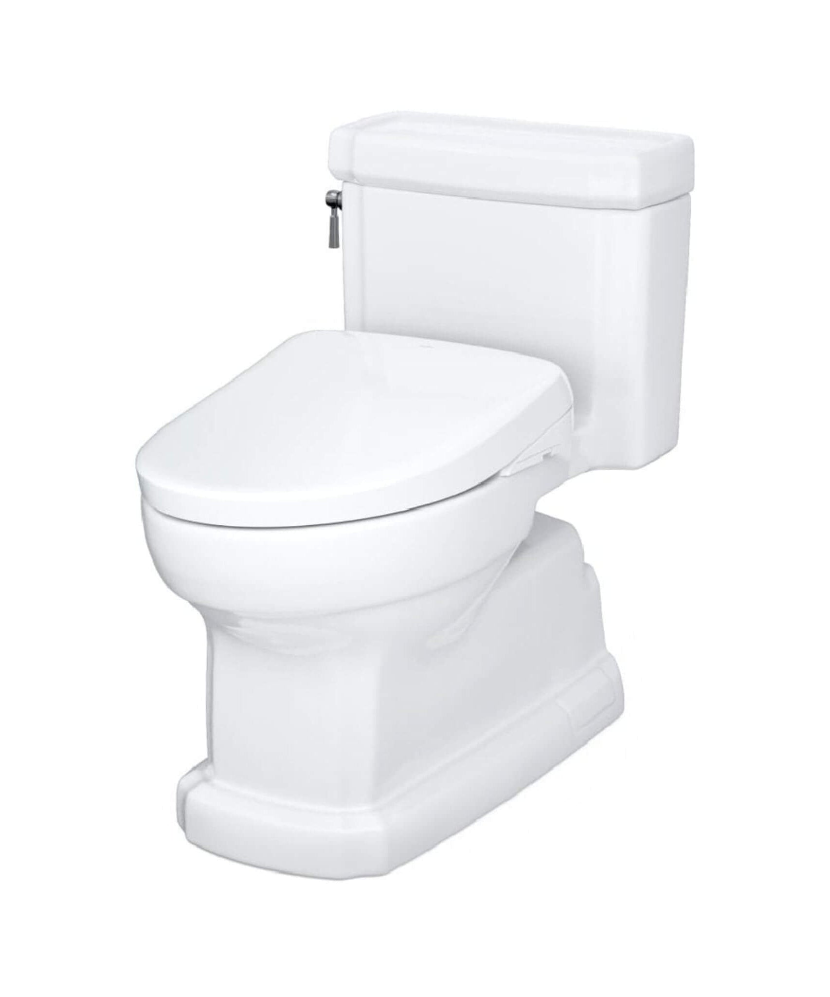 [MW9744734CEFGA#01] TOTO Guinevere 1.28 GPF Elongated Chair Height Toilet With Washlet+ S7A Tornado Auto Flush (SAK41037)