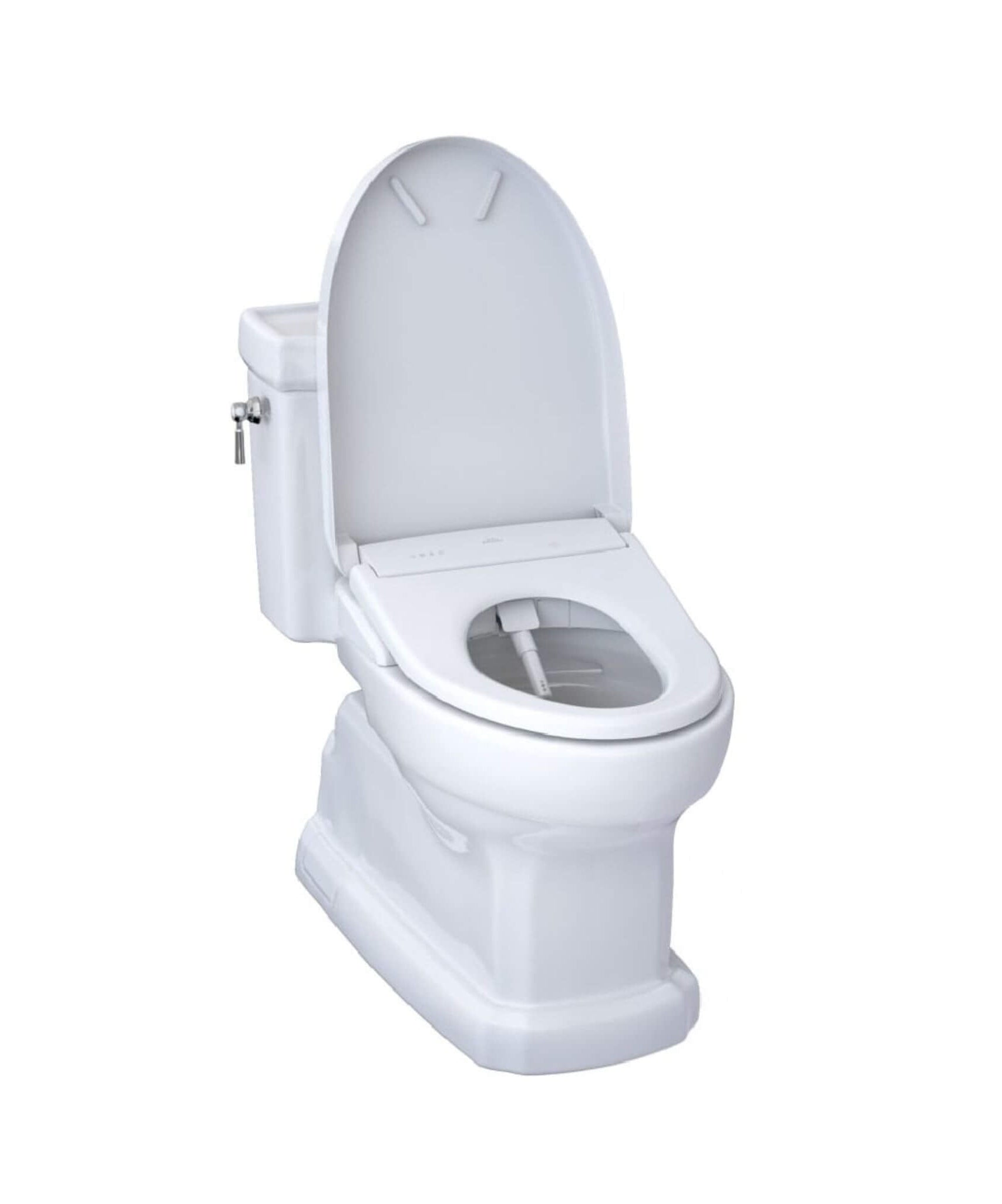 [MW9744734CEFGA#01] TOTO Guinevere 1.28 GPF Elongated Chair Height Toilet With Washlet+ S7A Tornado Auto Flush (SAK41037)