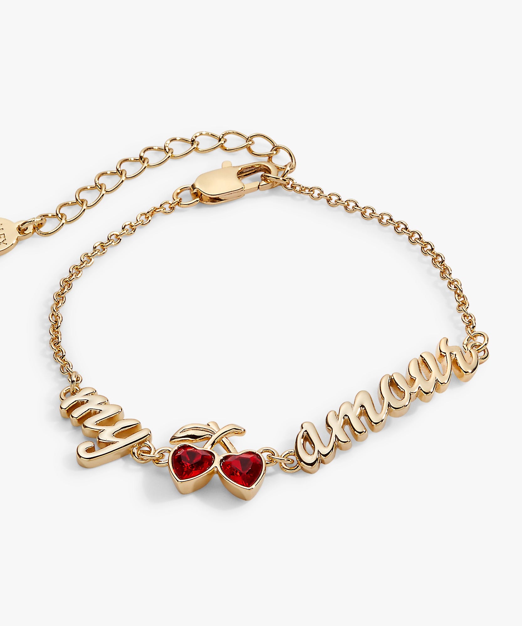 'My Cherry Amour' In-Line Chain Bracelet