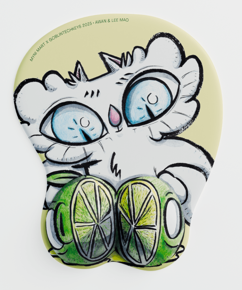 Myni Mart Awan & Lee Mao 礼貌 3D Mousepad(Collabs)