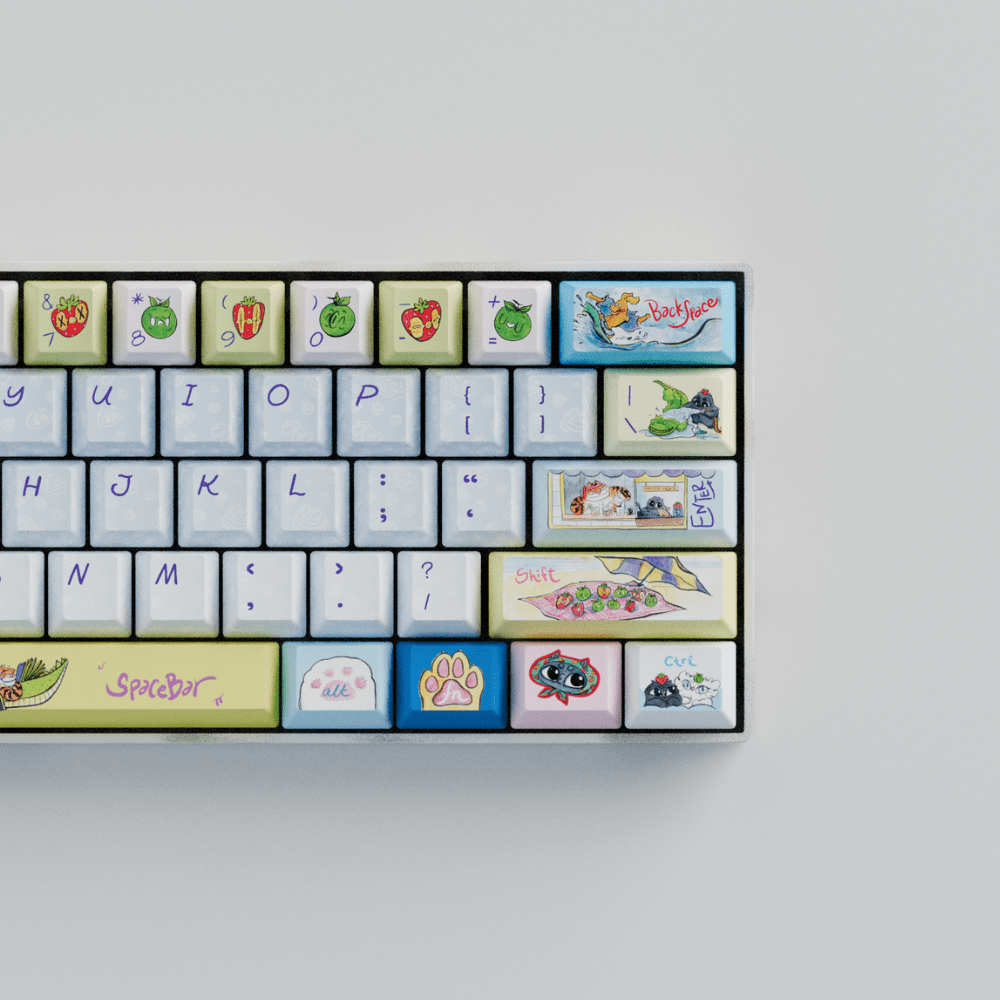 Myni Mart Family Summer Holiday 60% Mechanical Keyboard (Collabs)