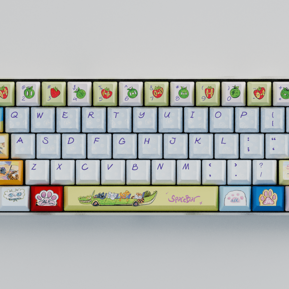 Myni Mart Family Summer Holiday 60% Mechanical Keyboard (Collabs)