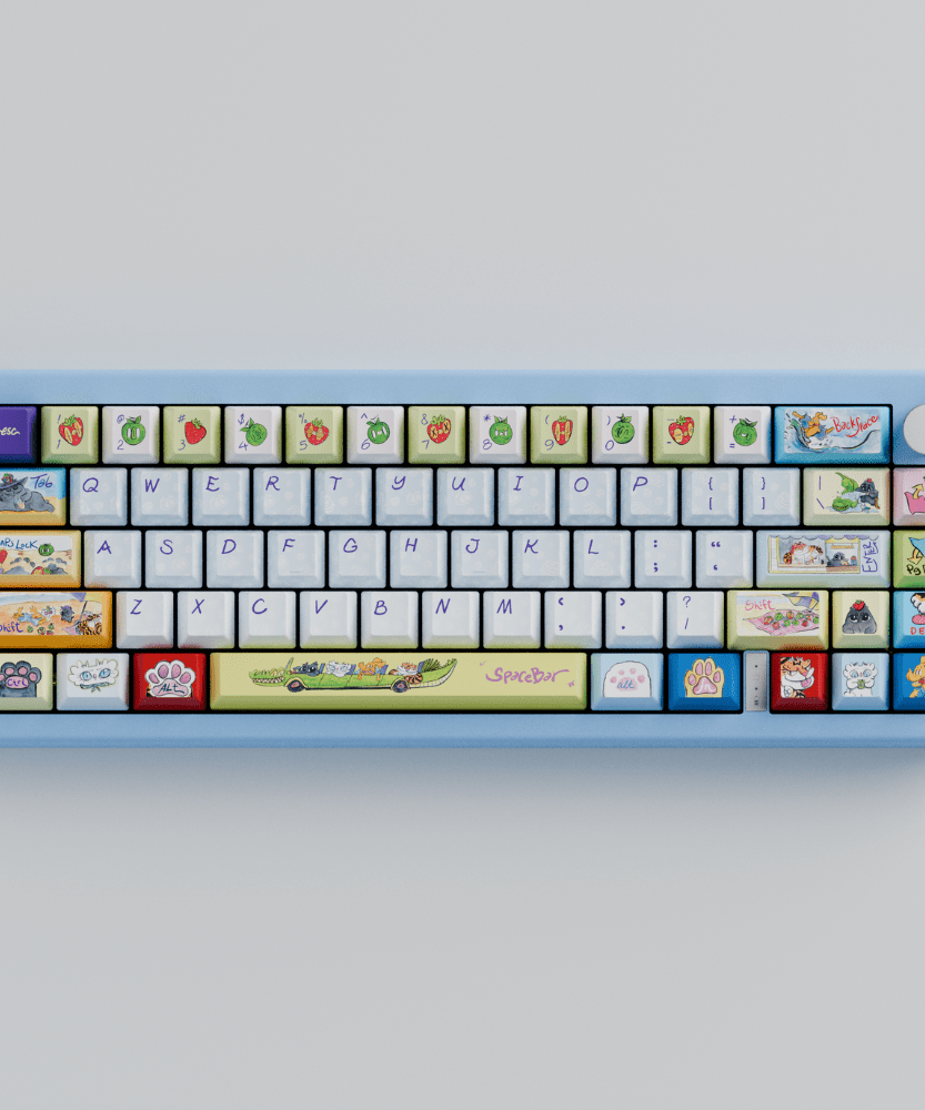 Myni Mart Family Summer Holiday 65% RGB Mechanical Keyboard(Collabs)