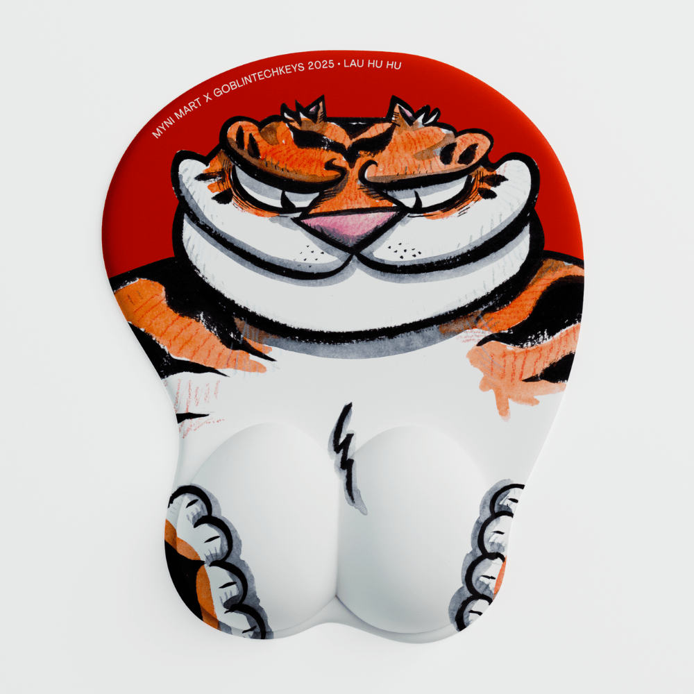 Myni Mart Lau Hu Hu 老虎虎 3D Mousepad(Collabs)