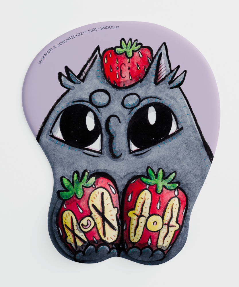 Myni Mart Smooshy & Chao Meis 超美 3D Mousepad(Collabs)