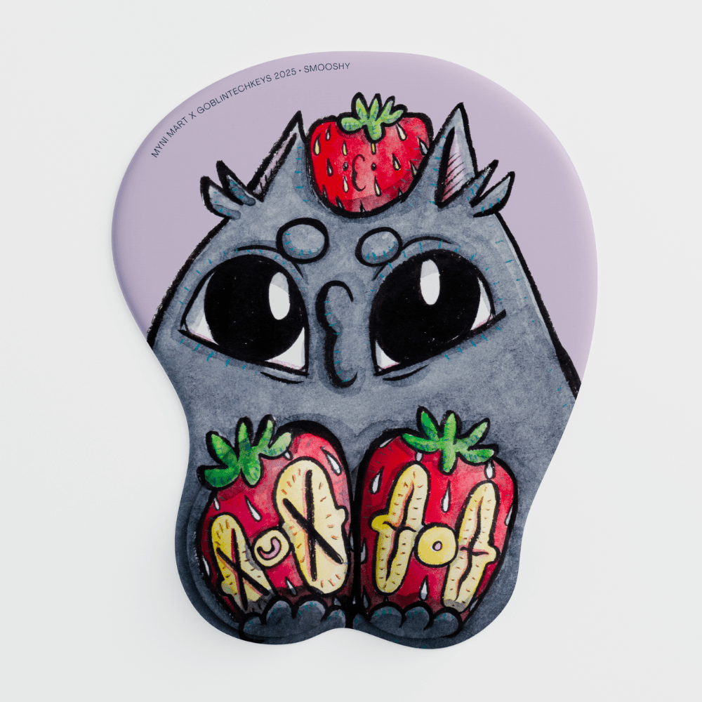 Myni Mart Smooshy & Chao Meis 超美 3D Mousepad(Collabs)