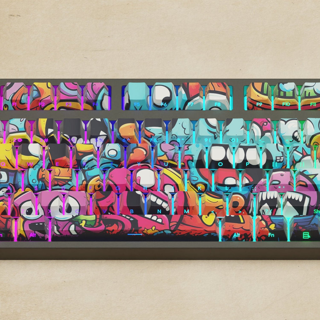 Nachocustomz friends Keycaps