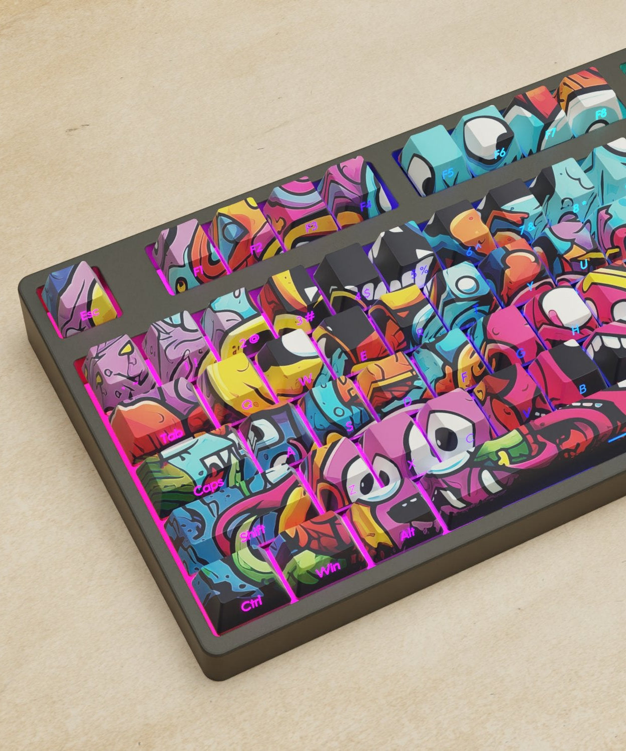 Nachocustomz friends Keycaps
