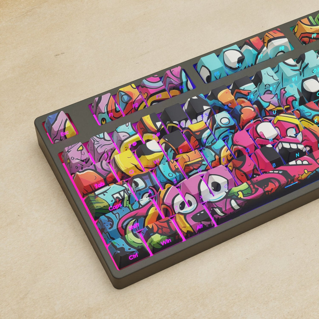 Nachocustomz friends Keycaps