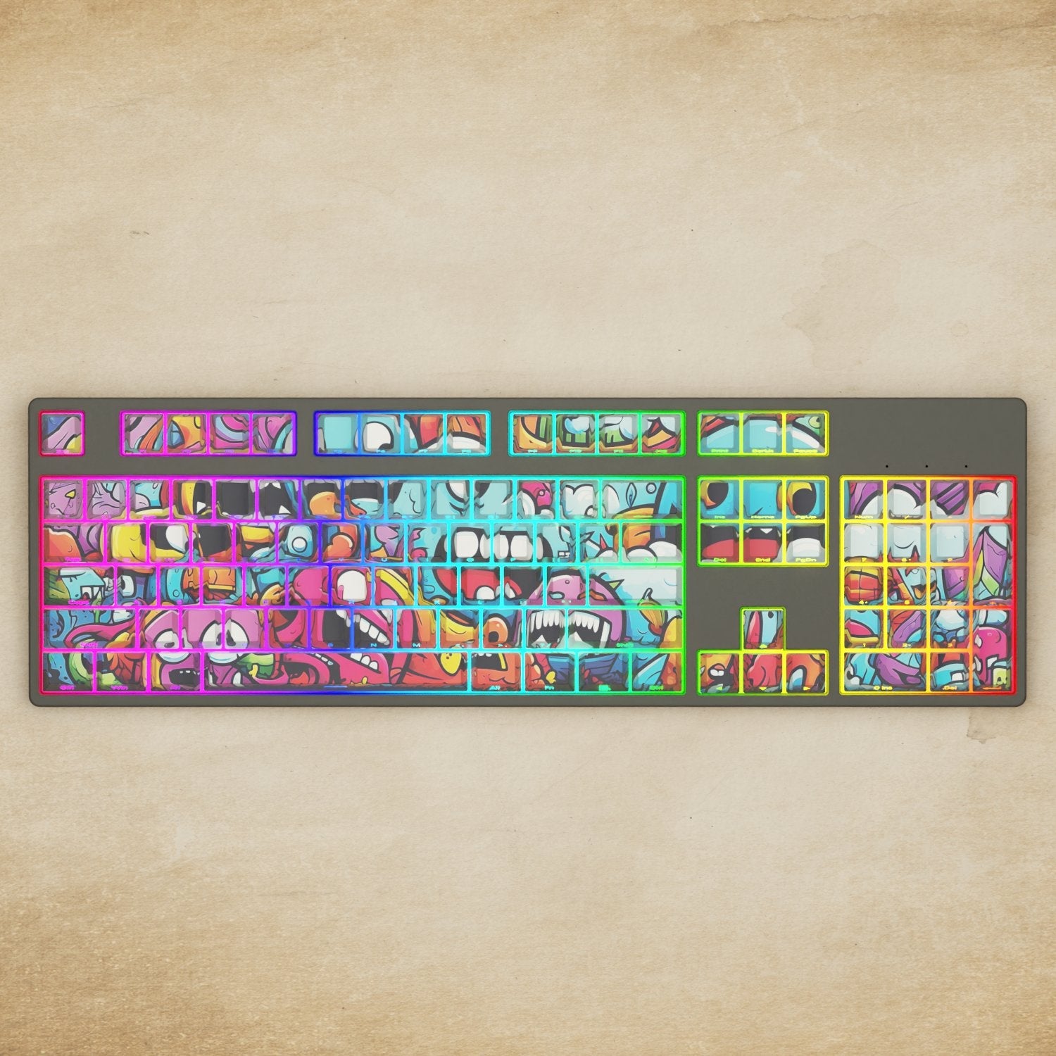 Nachocustomz friends Keycaps