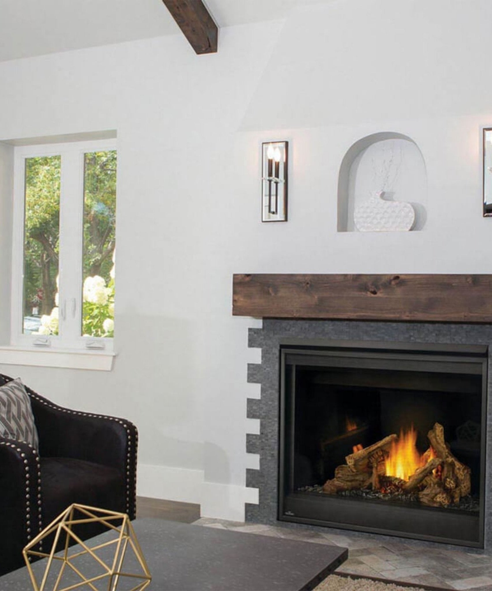 Napoleon Ascent 42 42-Inch Direct Vent Electronic Ignition Fireplace With Back-Up Control System [B42N/PTRE] (SAK96214)
