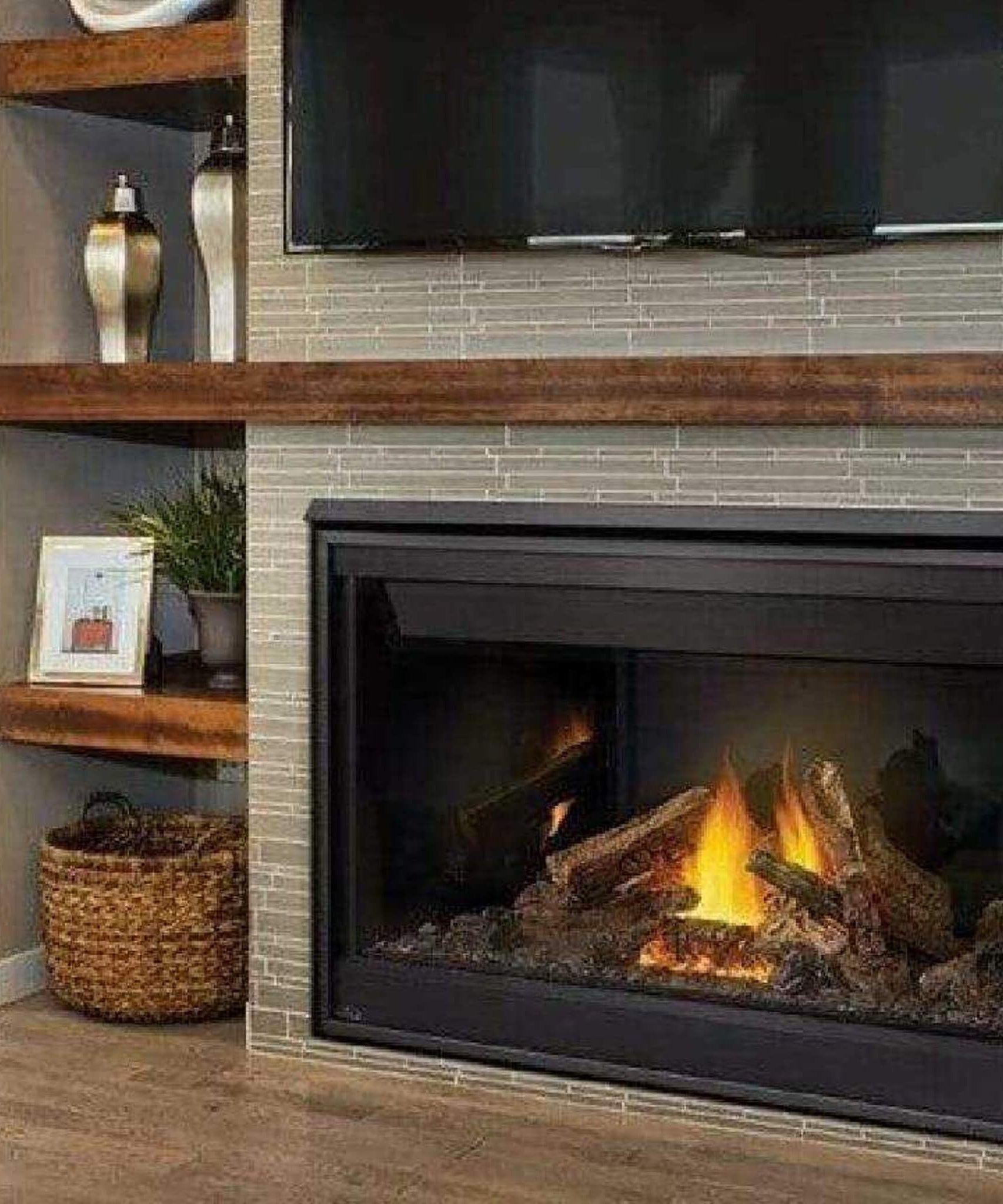 Napoleon Ascent 42 Direct Vent Millivolt Ignition Propane Gas Fireplace [B42N/PTR] (SAK91456)