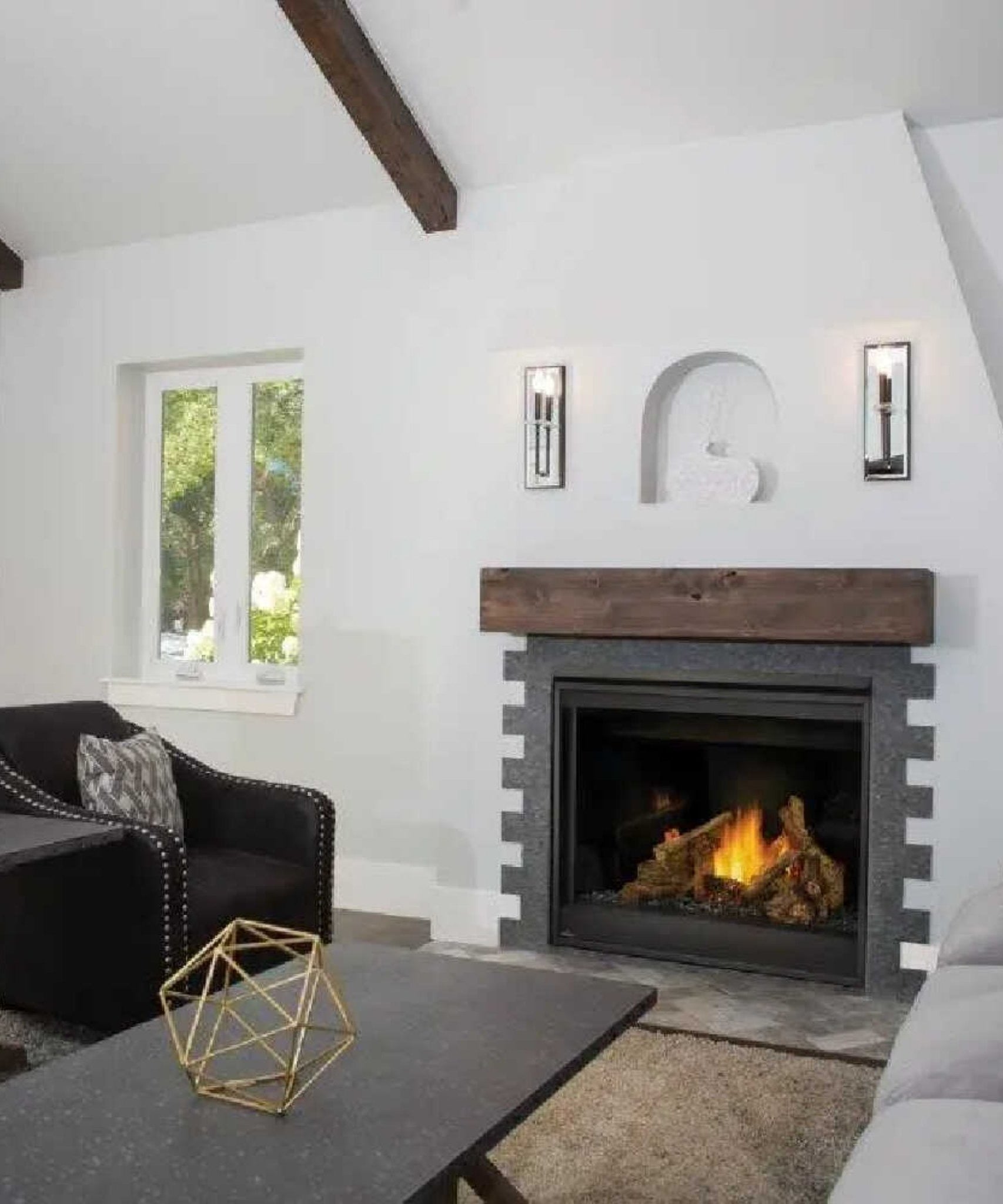 Napoleon Ascent 70 35-Inch Direct Vent Electronic Ignition Fireplace [GX70PTE/NTE-1] (SAK14829)