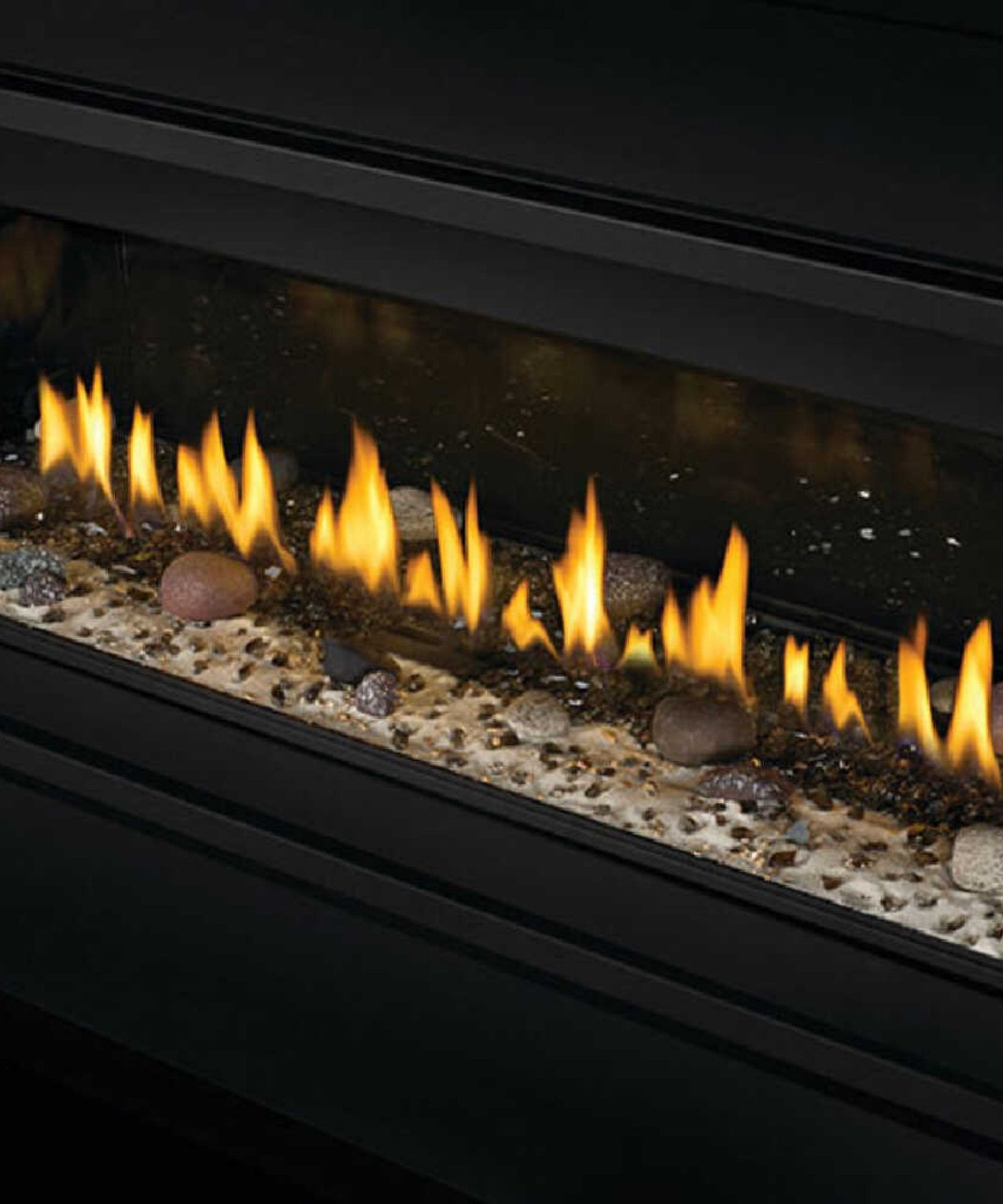 Napoleon Ascent 46-Inch Linear Direct Vent Electronic Ignition Natural Gas Fireplace [BL46NTEA] (SAK18567)