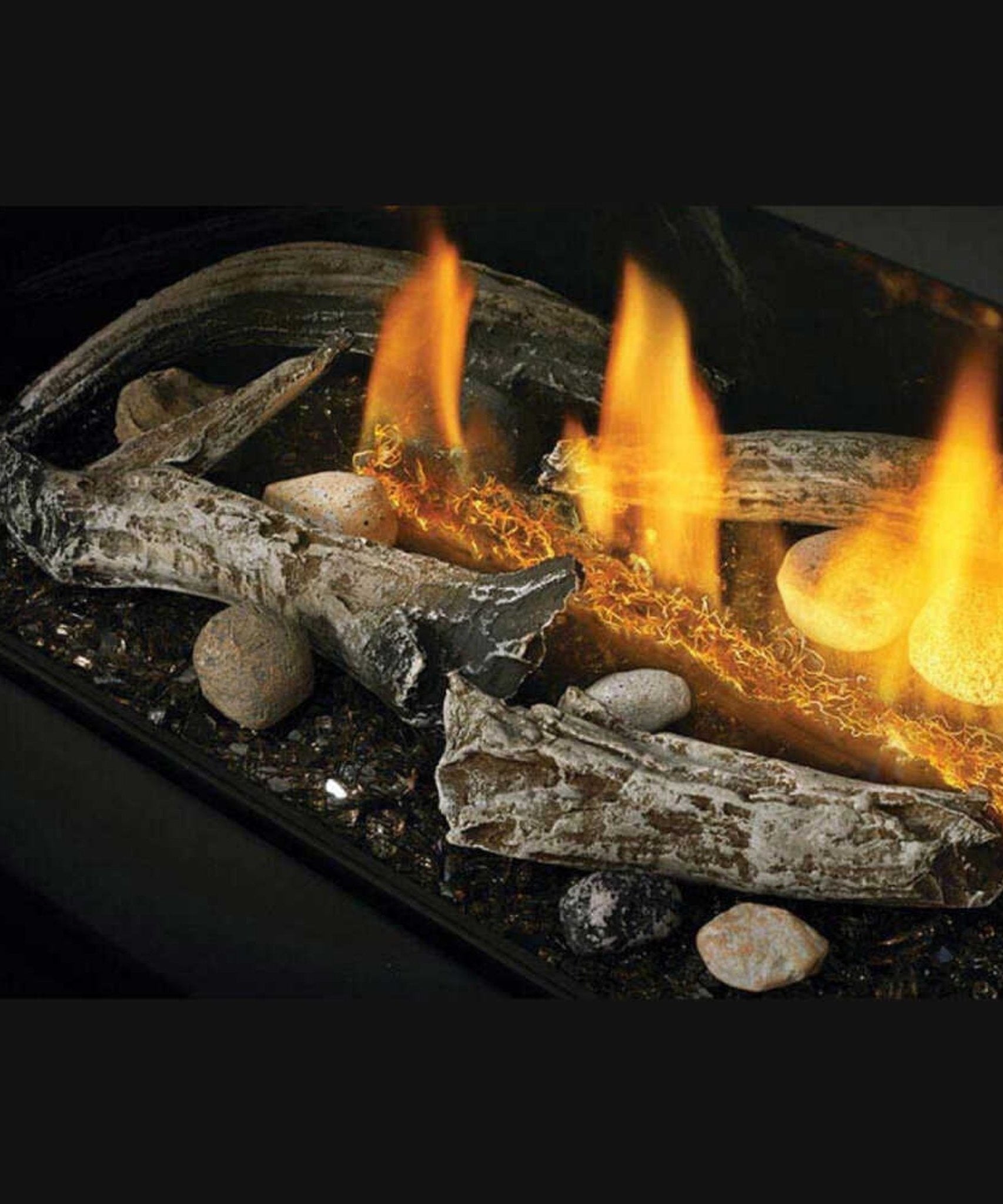 Napoleon Ascent 46-Inch Linear Direct Vent Electronic Ignition Natural Gas Fireplace [BL46NTEA] (SAK18567)