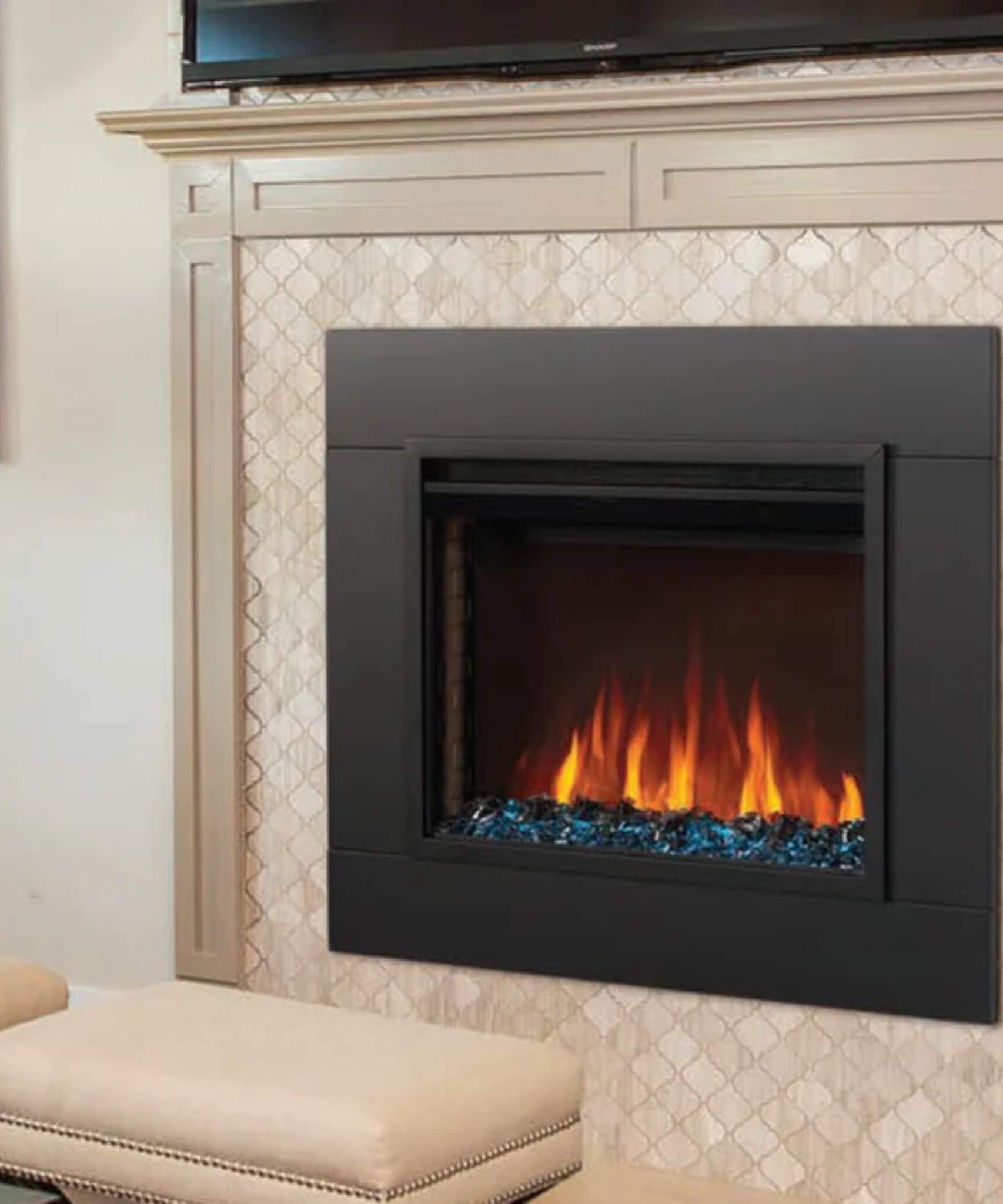 Napoleon Cineview Self-Trimming Electric Fireplace Insert, 30" [NEFB30H] (SAK31022)