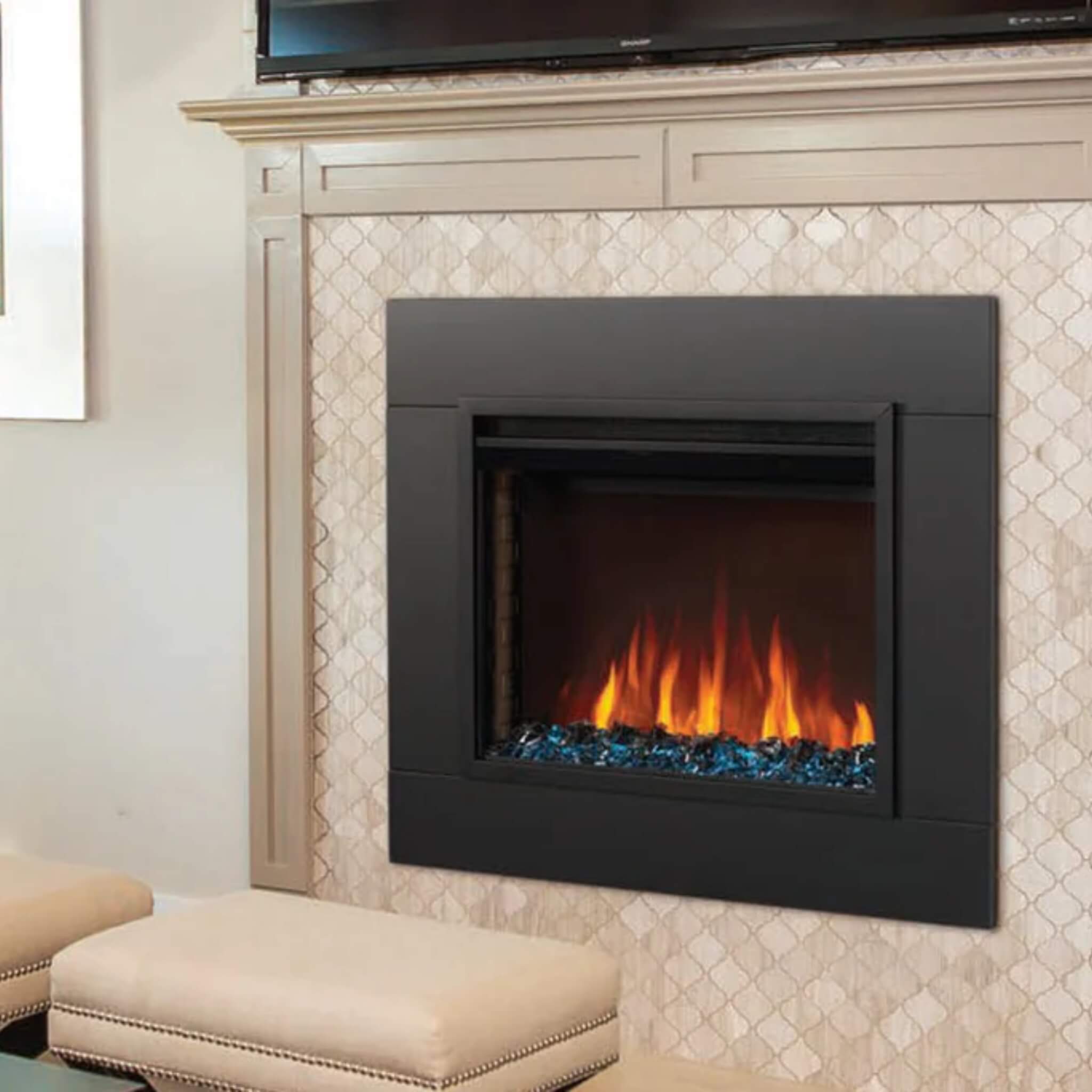 Napoleon Cineview Self-Trimming Electric Fireplace Insert, 30" [NEFB30H] (SAK31022)