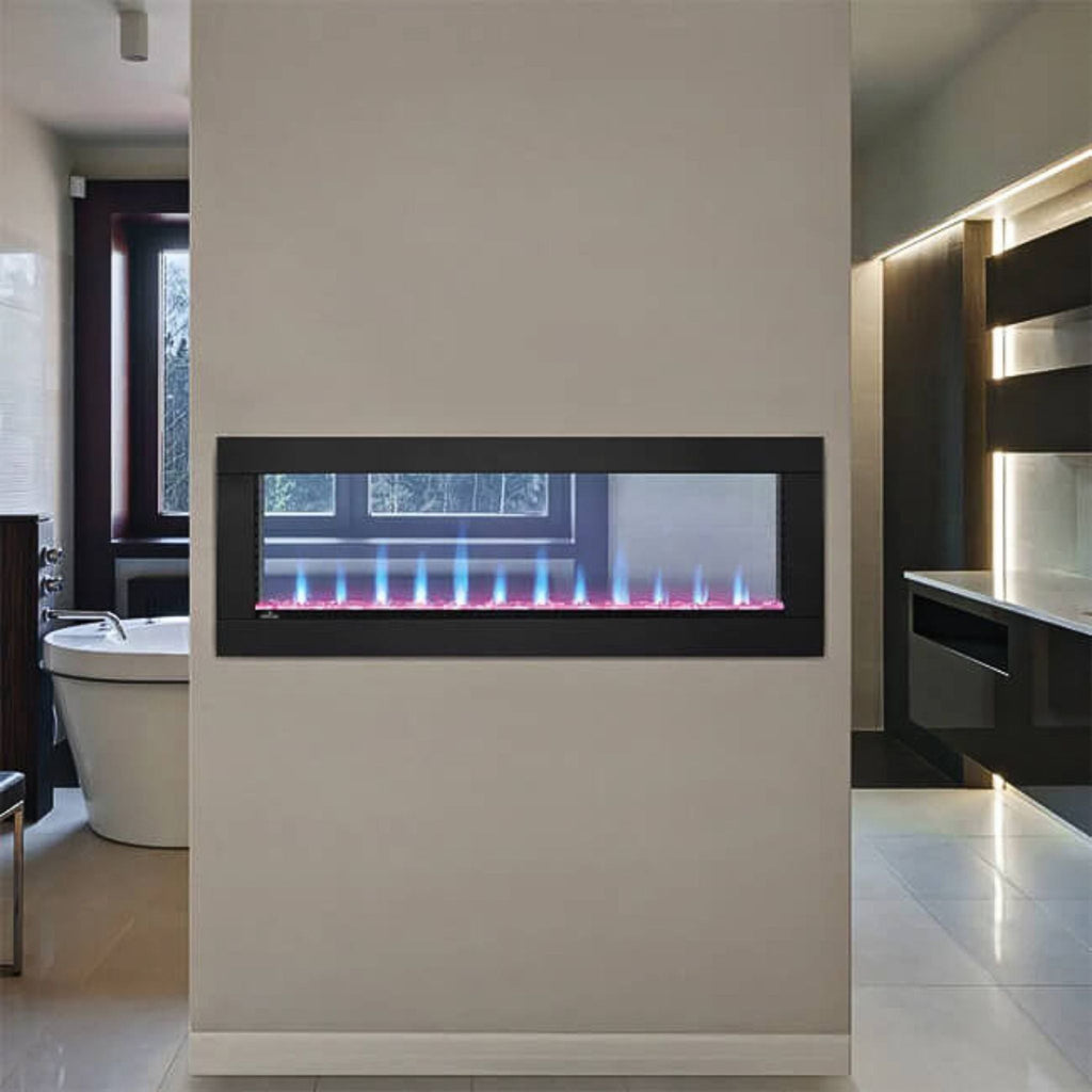 Napoleon Clearion Elite 60-Inch Fully Recessed See Thru Wall Mounted Electric Fireplace [NEFBD60HE] (SAK31716)