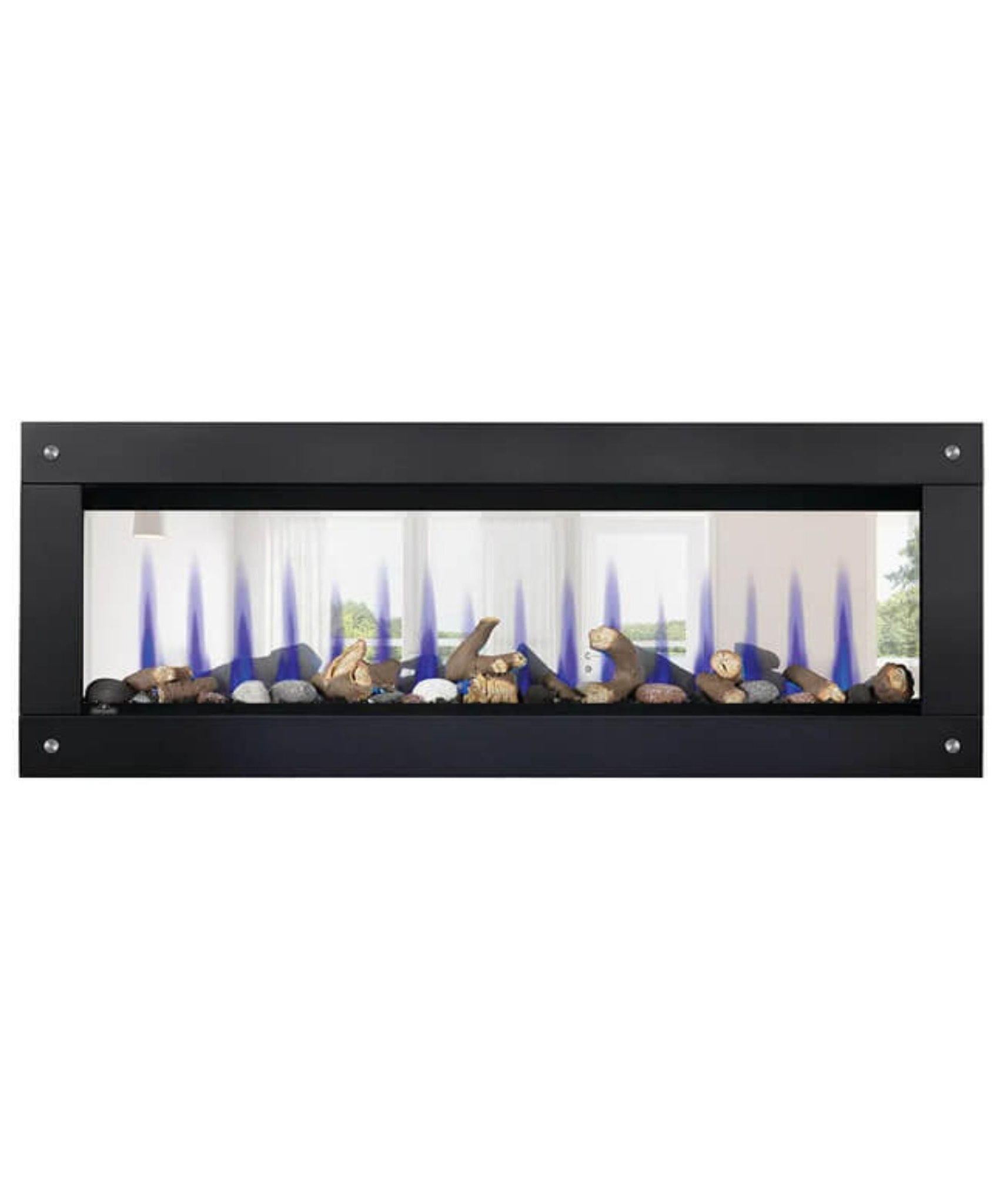 Napoleon Clearion Elite 60-Inch Fully Recessed See Thru Wall Mounted Electric Fireplace [NEFBD60HE] (SAK31716)