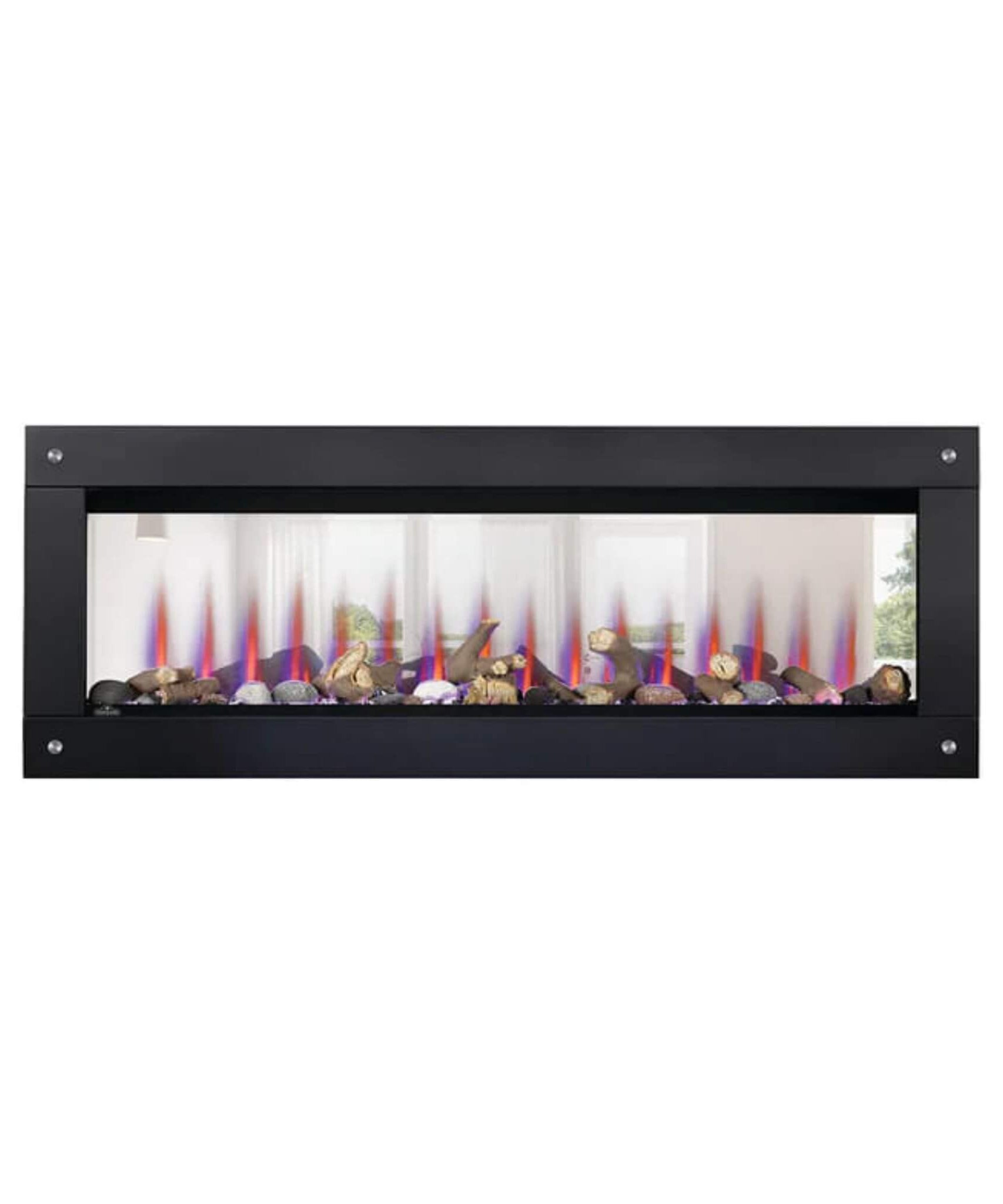 Napoleon Clearion Elite 60-Inch Fully Recessed See Thru Wall Mounted Electric Fireplace [NEFBD60HE] (SAK31716)